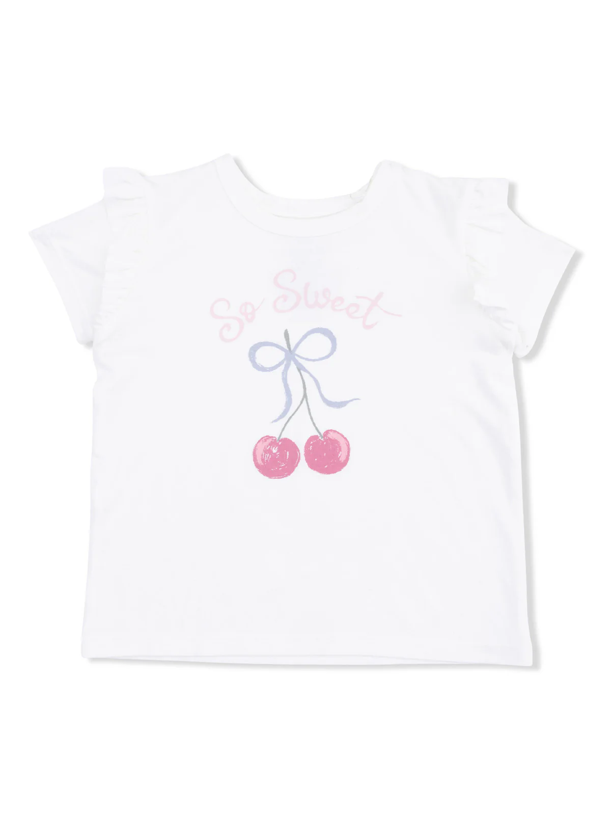 Ruffle Tee, Sweet Bow Cherries