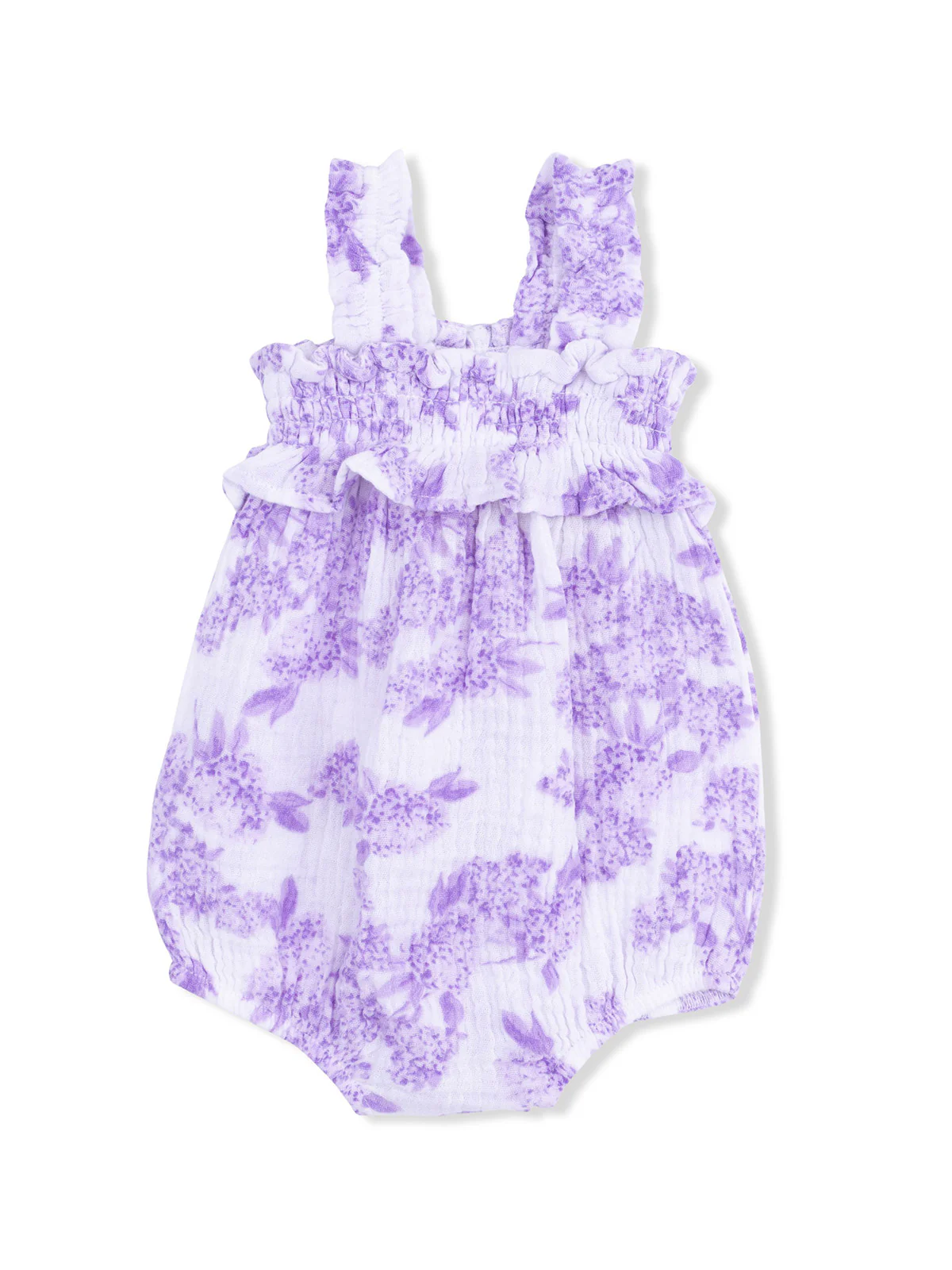 Ruffly Strap Bubble, Lilac Floral - Image 2