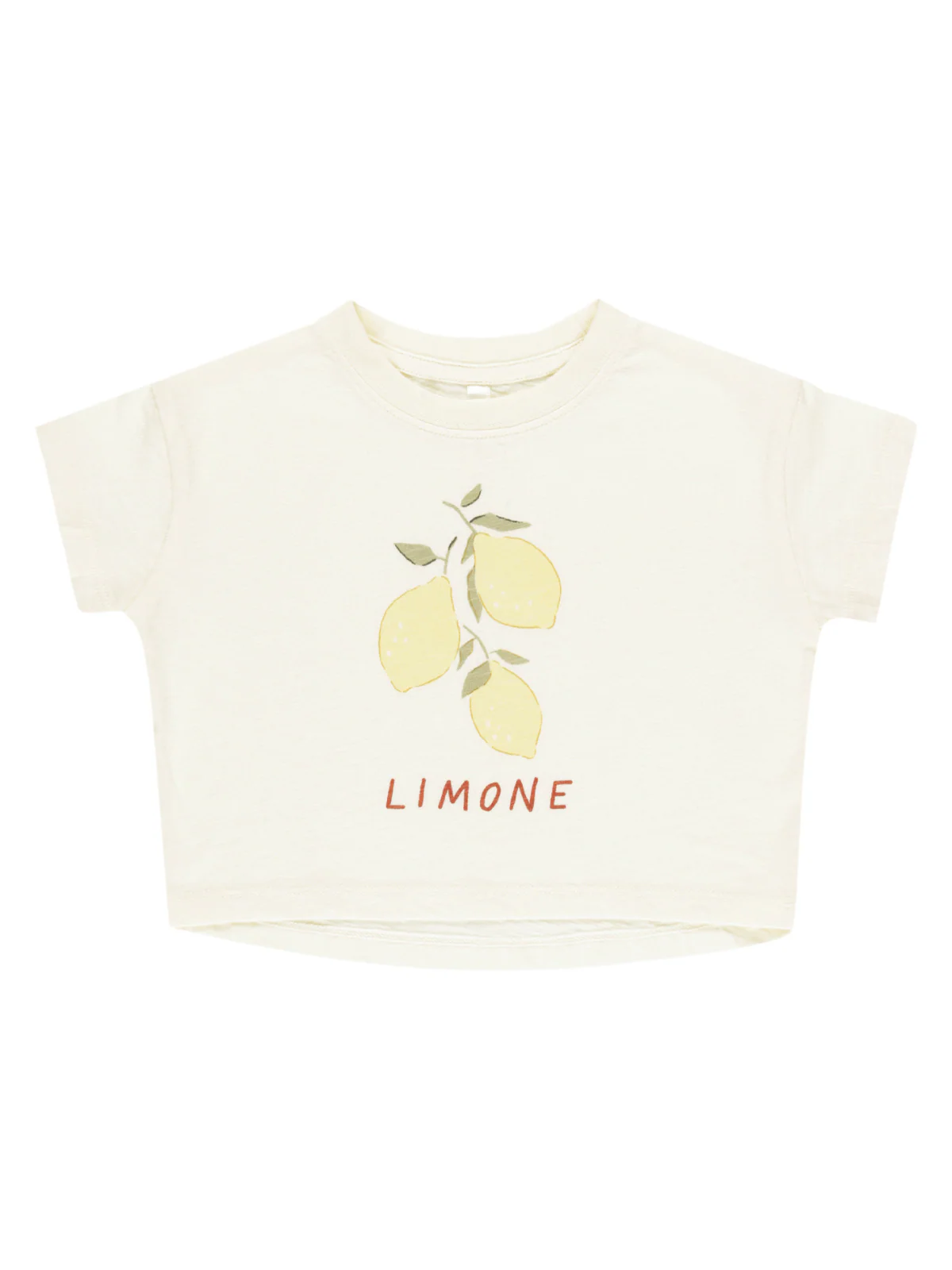 Rylee & Cru Boxy Tee, Limone - Image 2