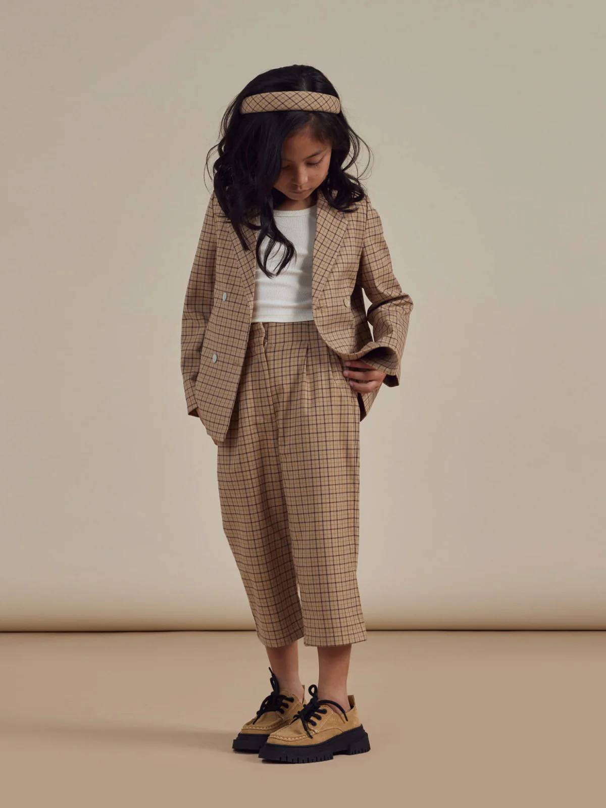 Rylee & Cru Brooklyn Trouser, Autumn Plaid - Image 3