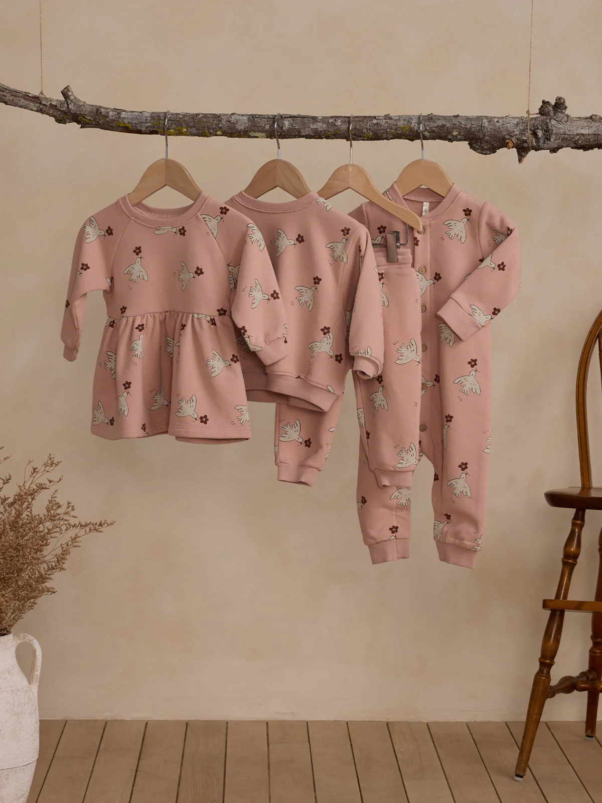 Rylee & Cru Jogger Sweatpant, Doves - Image 3