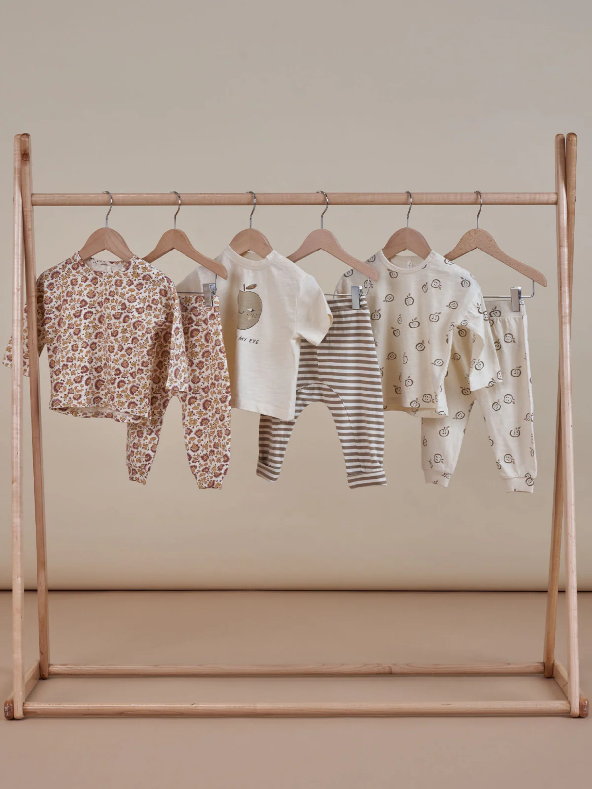 Rylee & Cru Long Sleeve Tee, Apples - Image 3