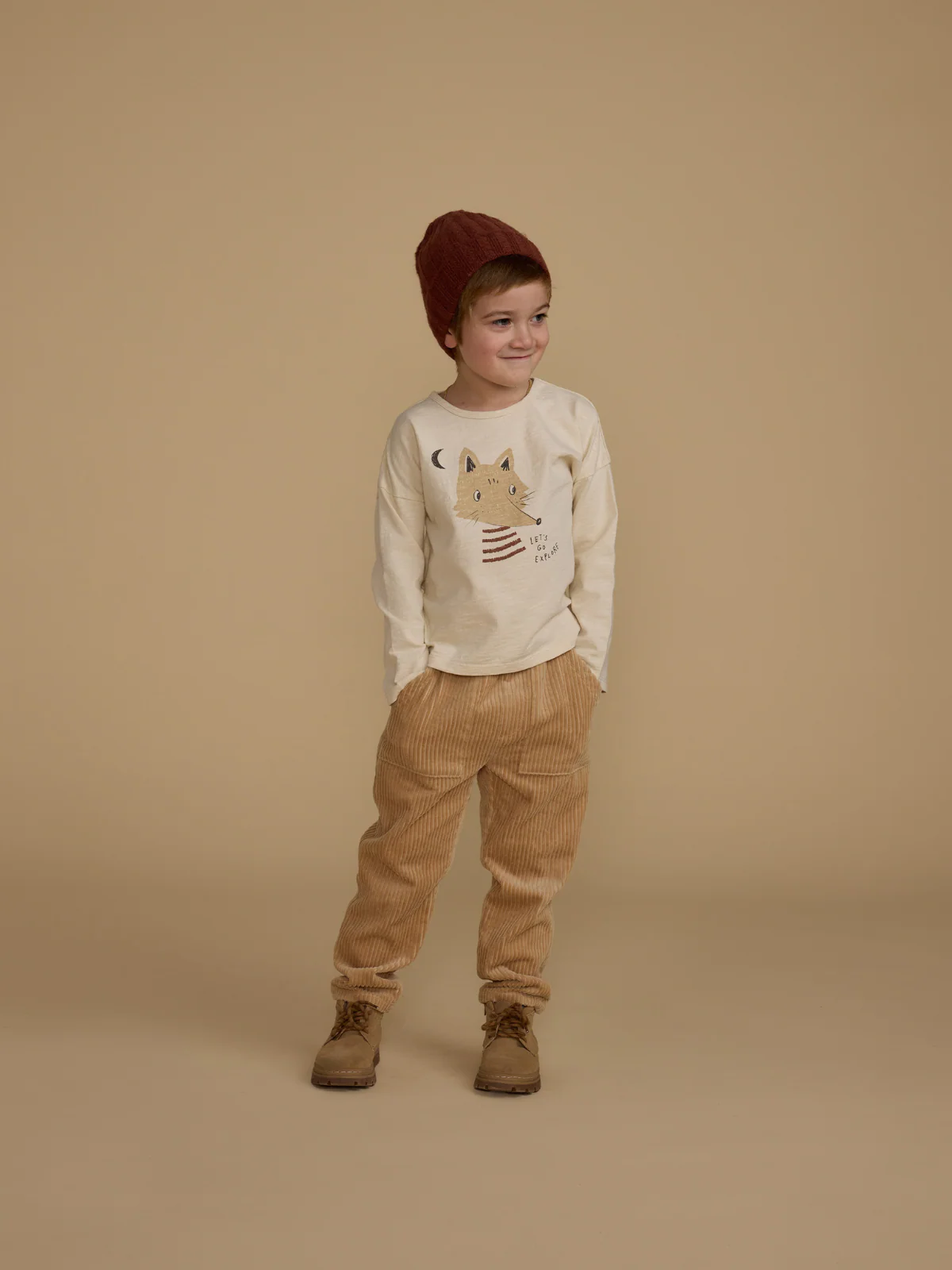 Rylee & Cru Long Sleeve Tee, Coyote - Image 5