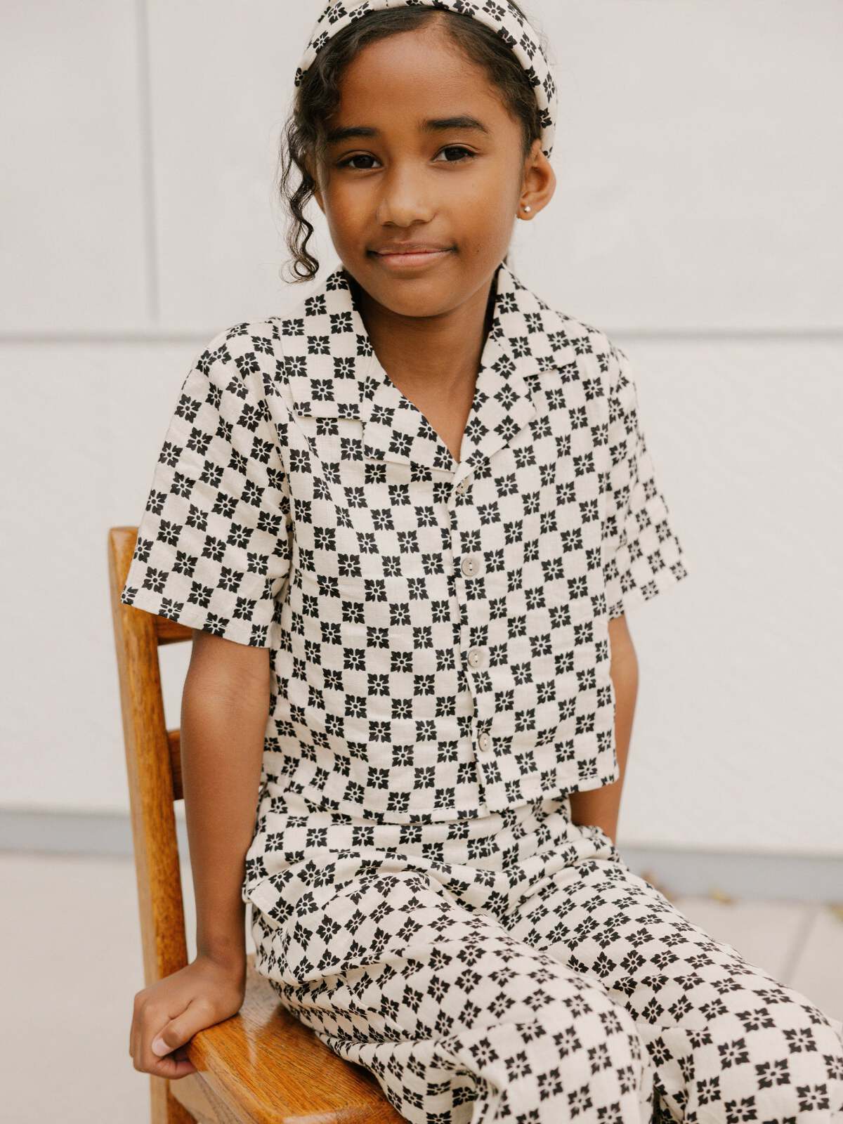 Rylee & Cru Miley Top, Flower Check - Image 2