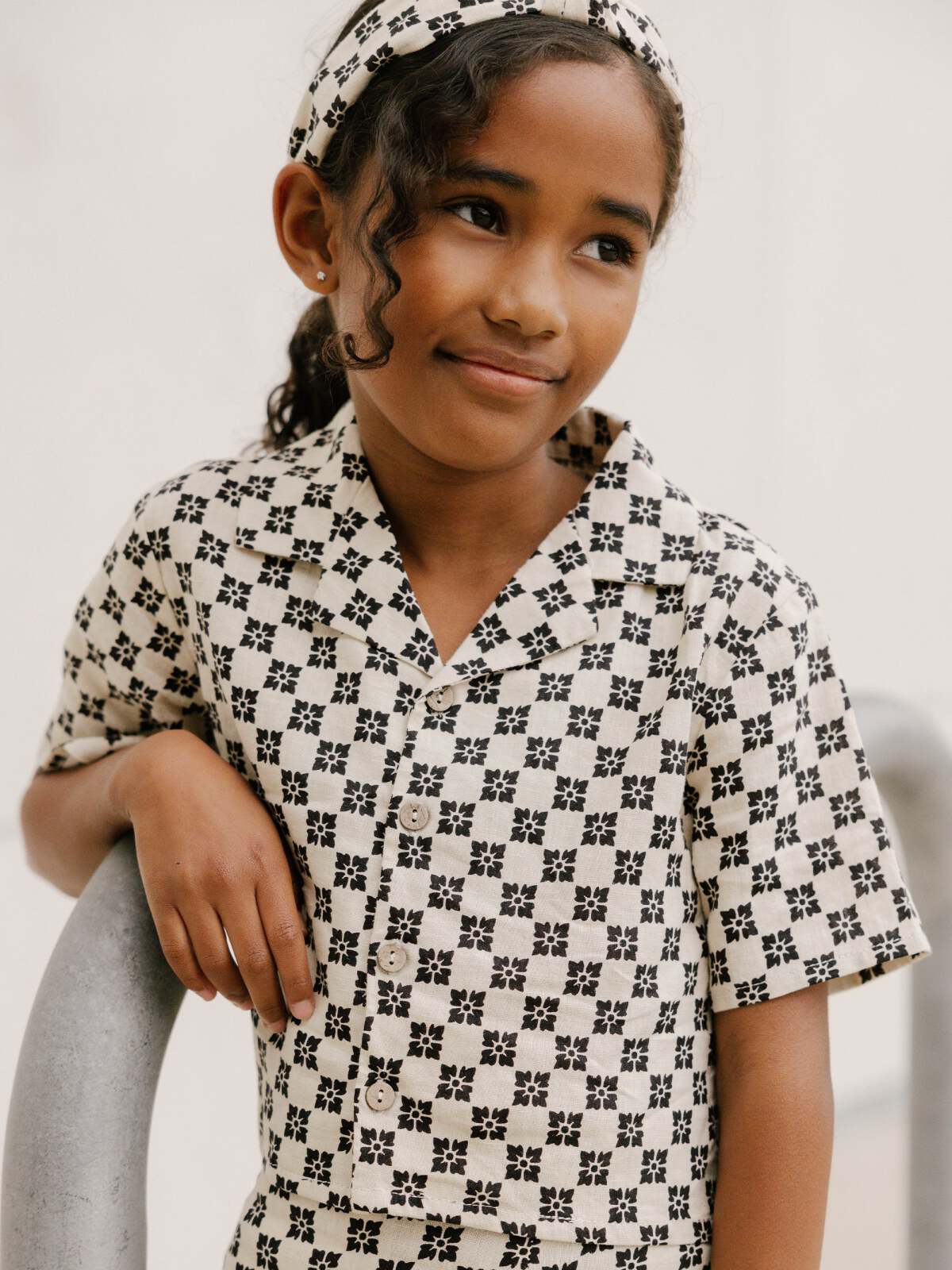 Rylee & Cru Miley Top, Flower Check - Image 3