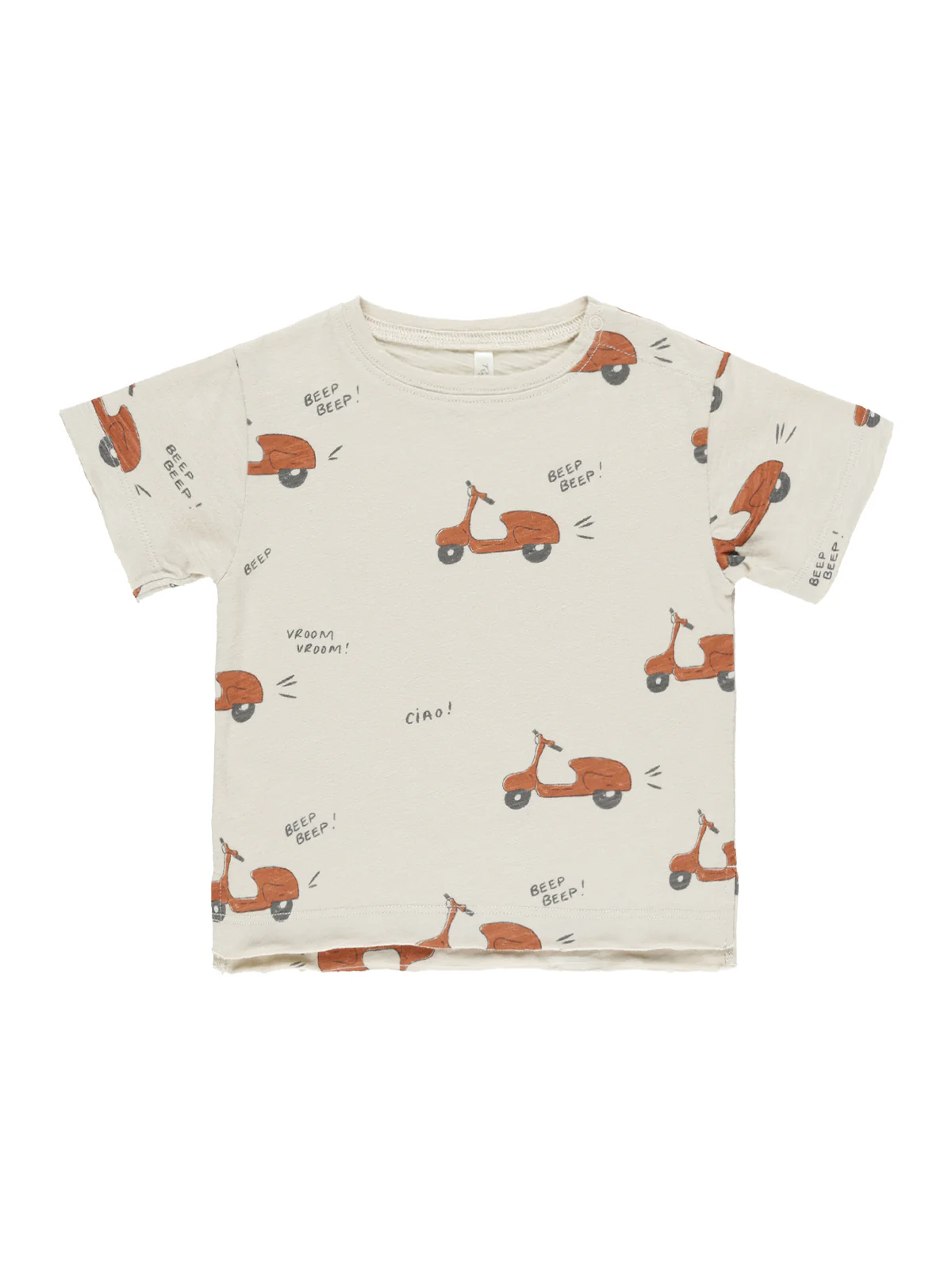 Rylee & Cru Raw Edge Tee, Moped - Image 2