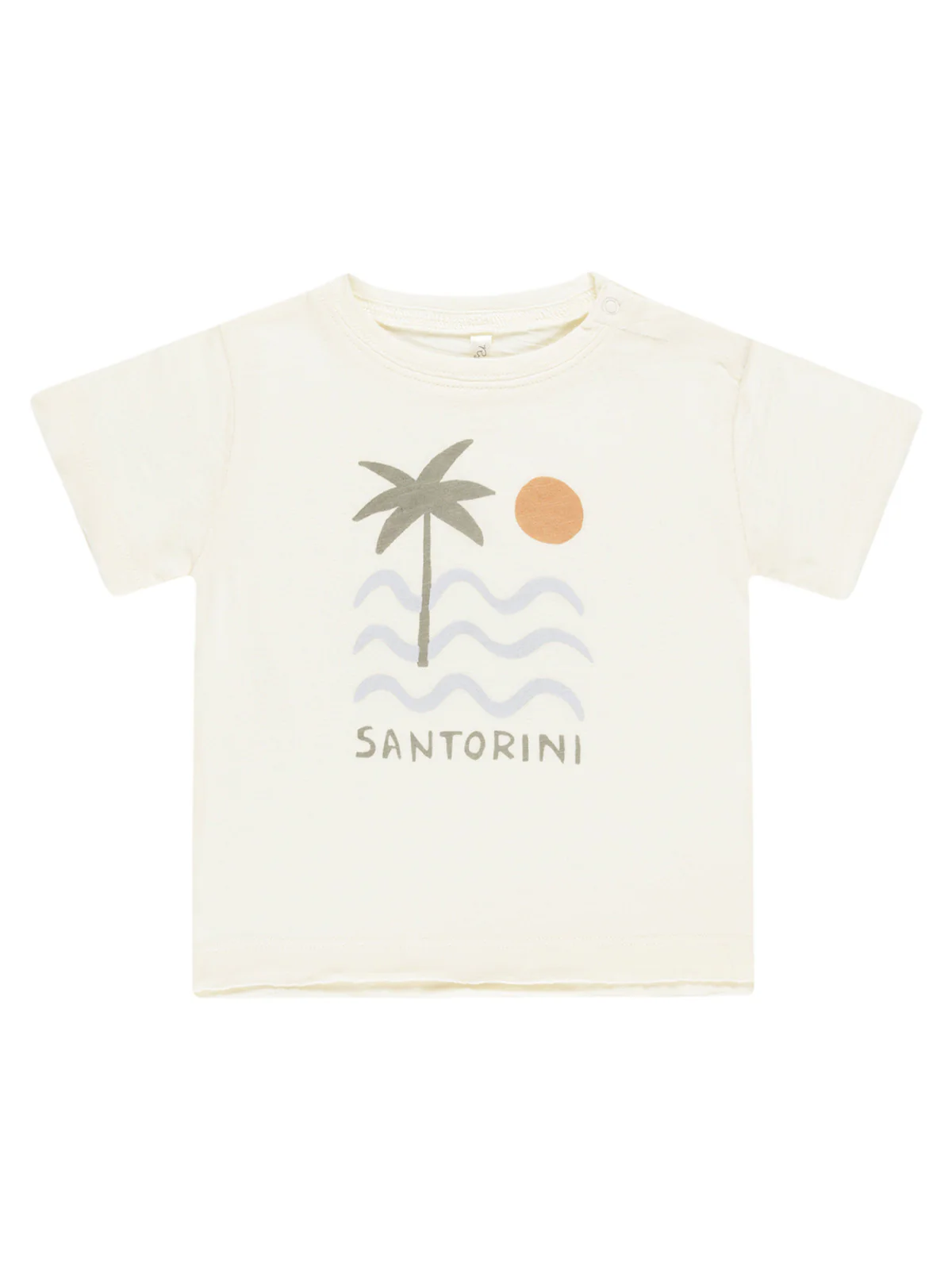 Rylee & Cru Raw Edge Tee, Santorini - Image 2