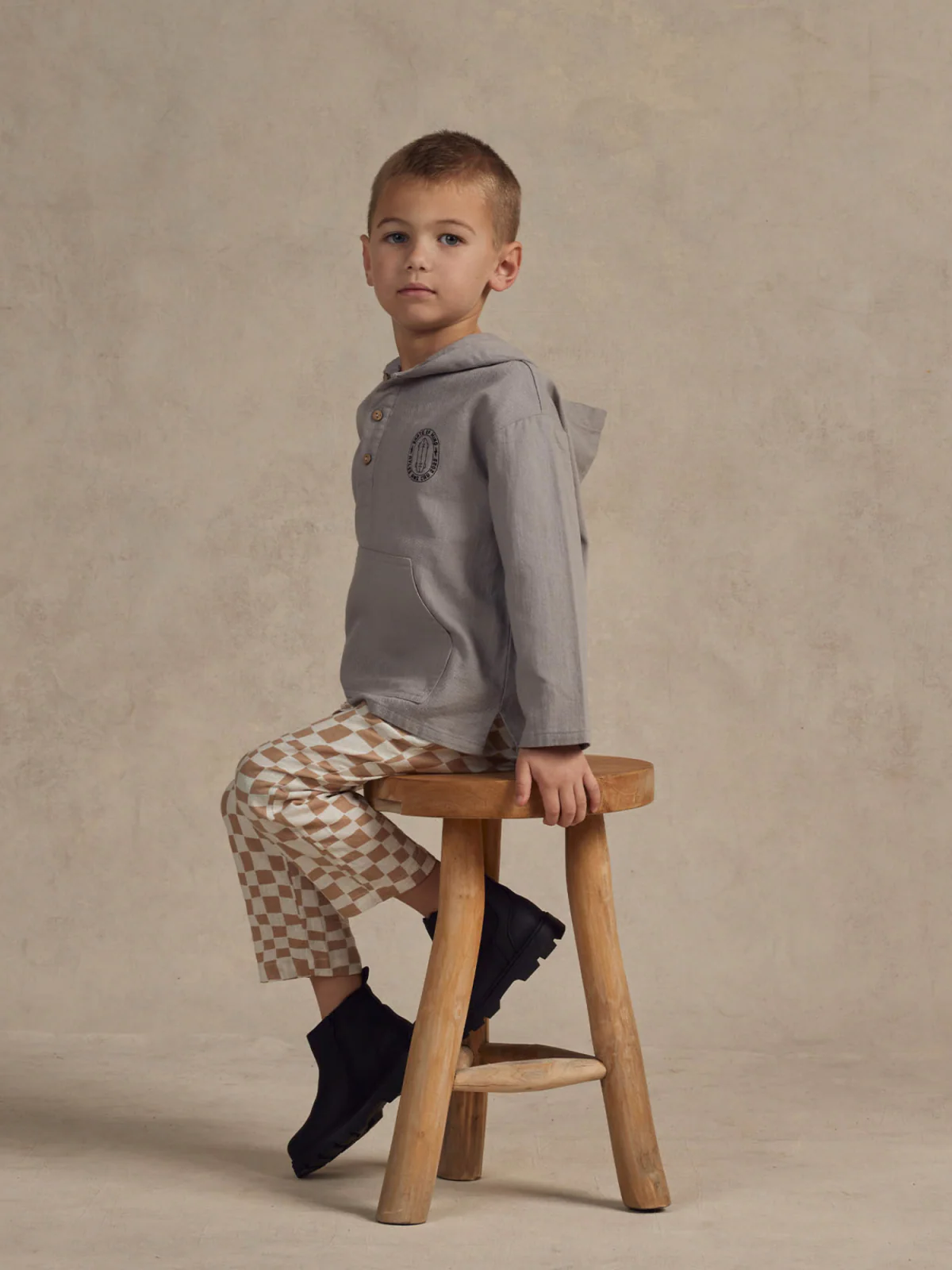 Rylee & Cru Ryder Pant, Sand Check - Image 3