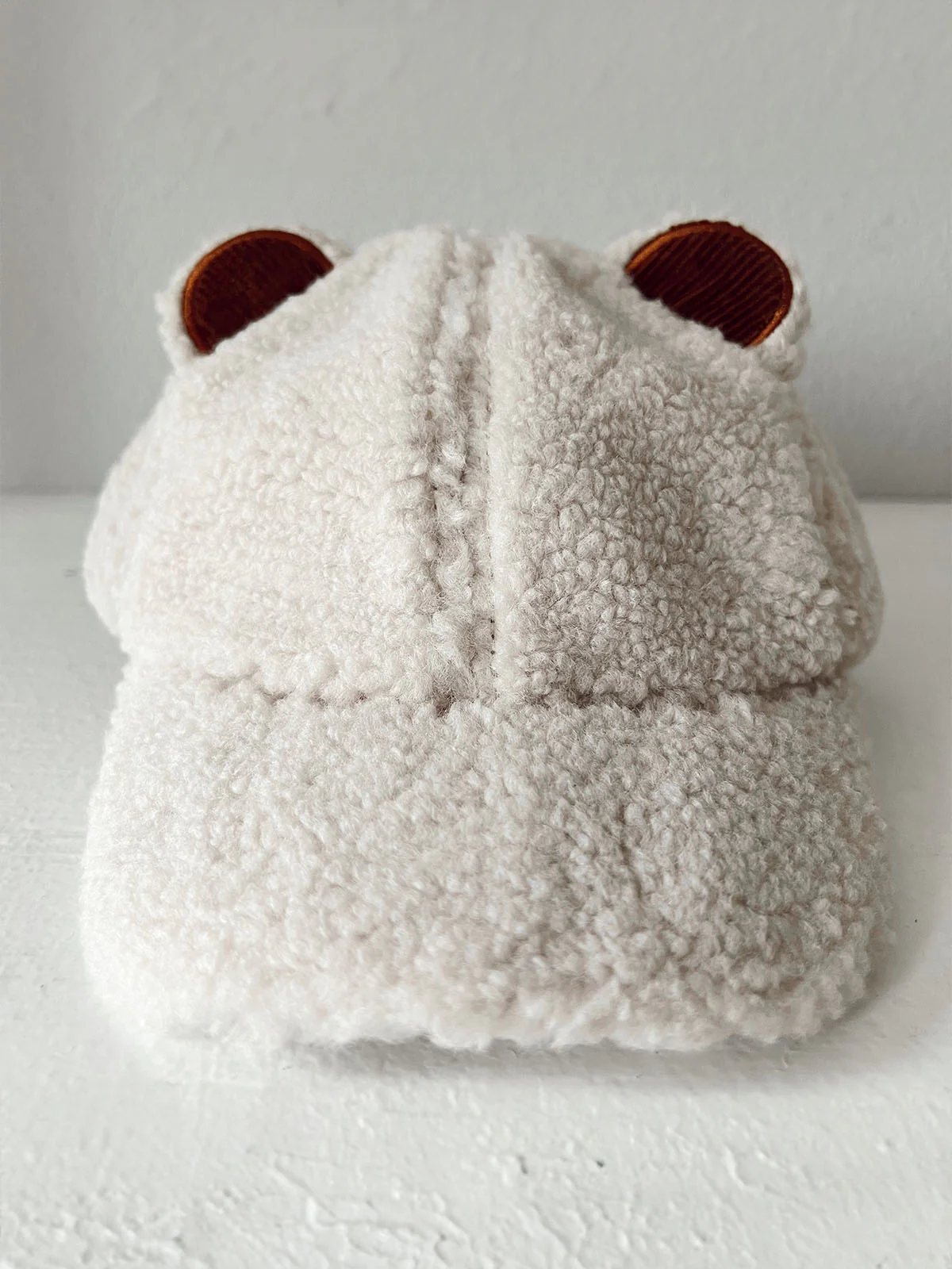 Sherpa Bear Hat, Natural