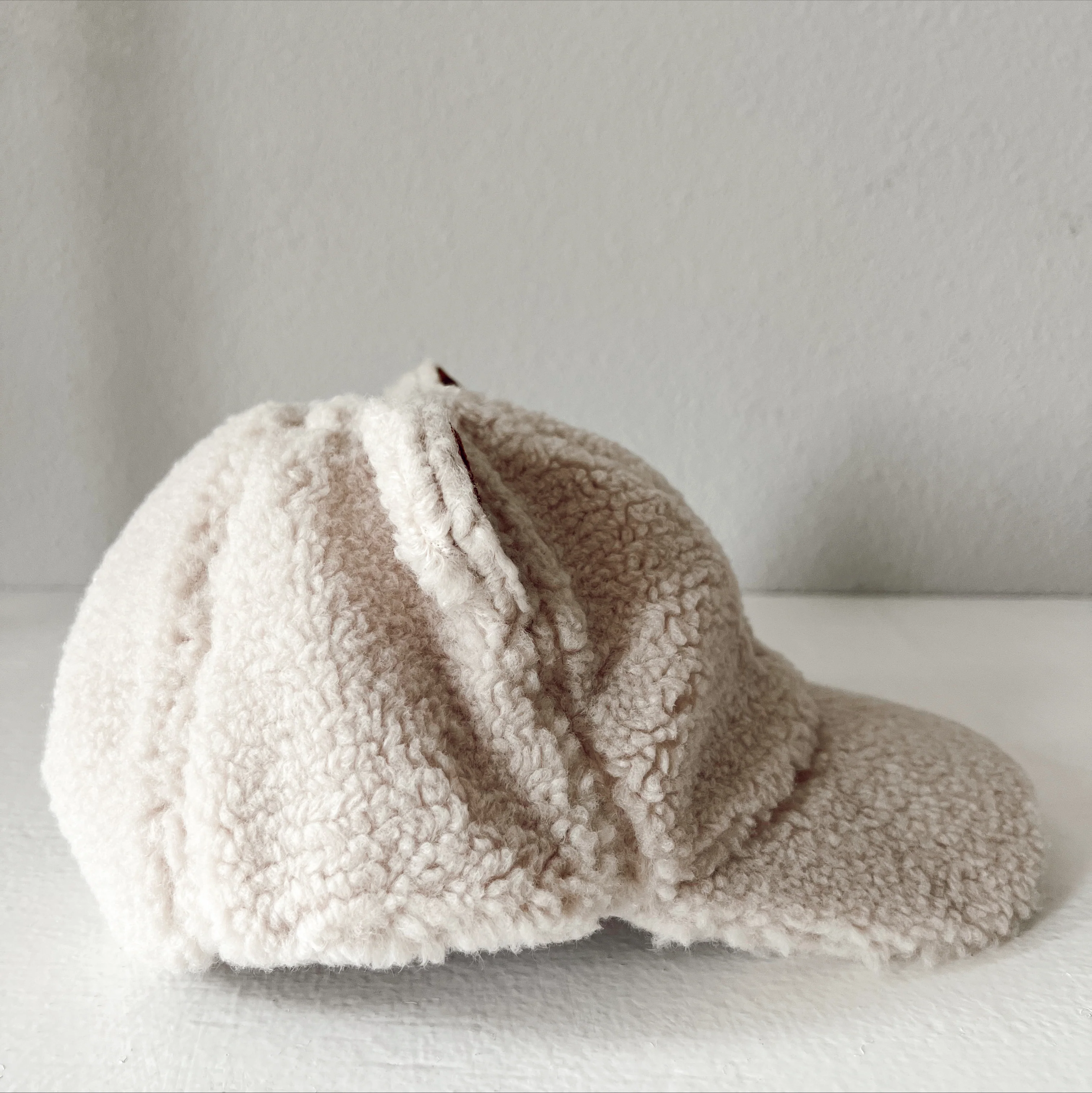 Sherpa Bear Hat, Natural - Image 3