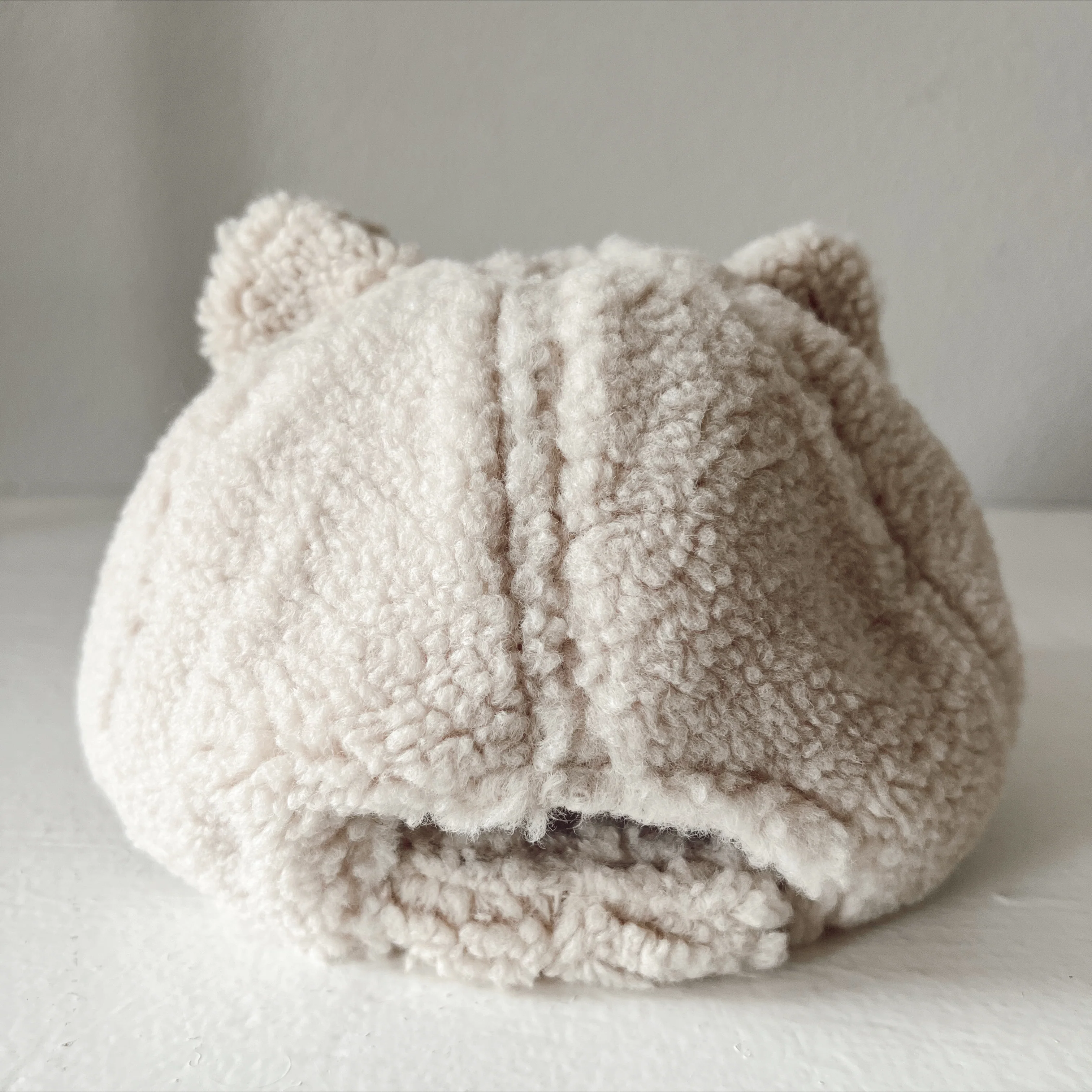 Sherpa Bear Hat, Natural - Image 4