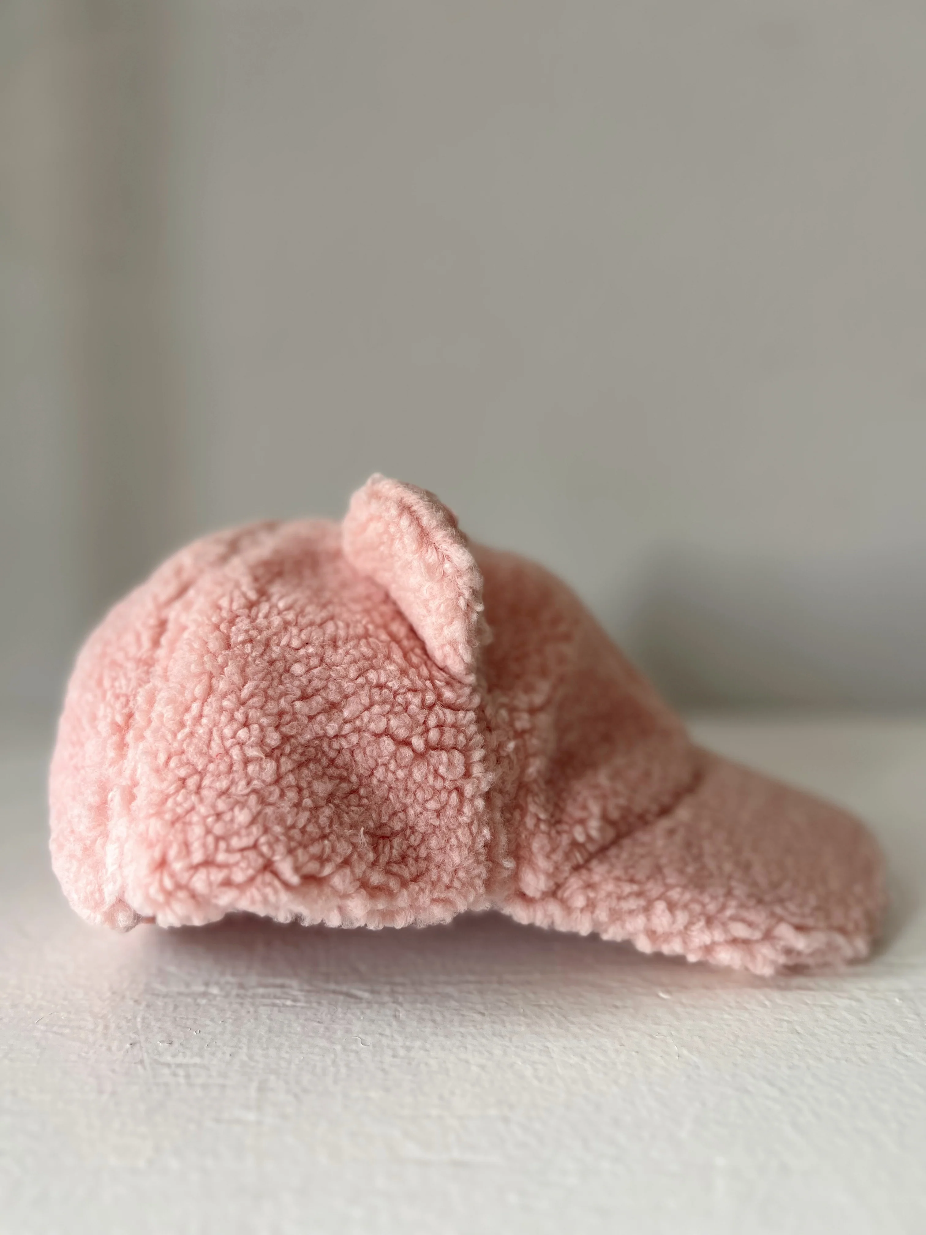 Sherpa Bear Hat, Rosey - Image 4