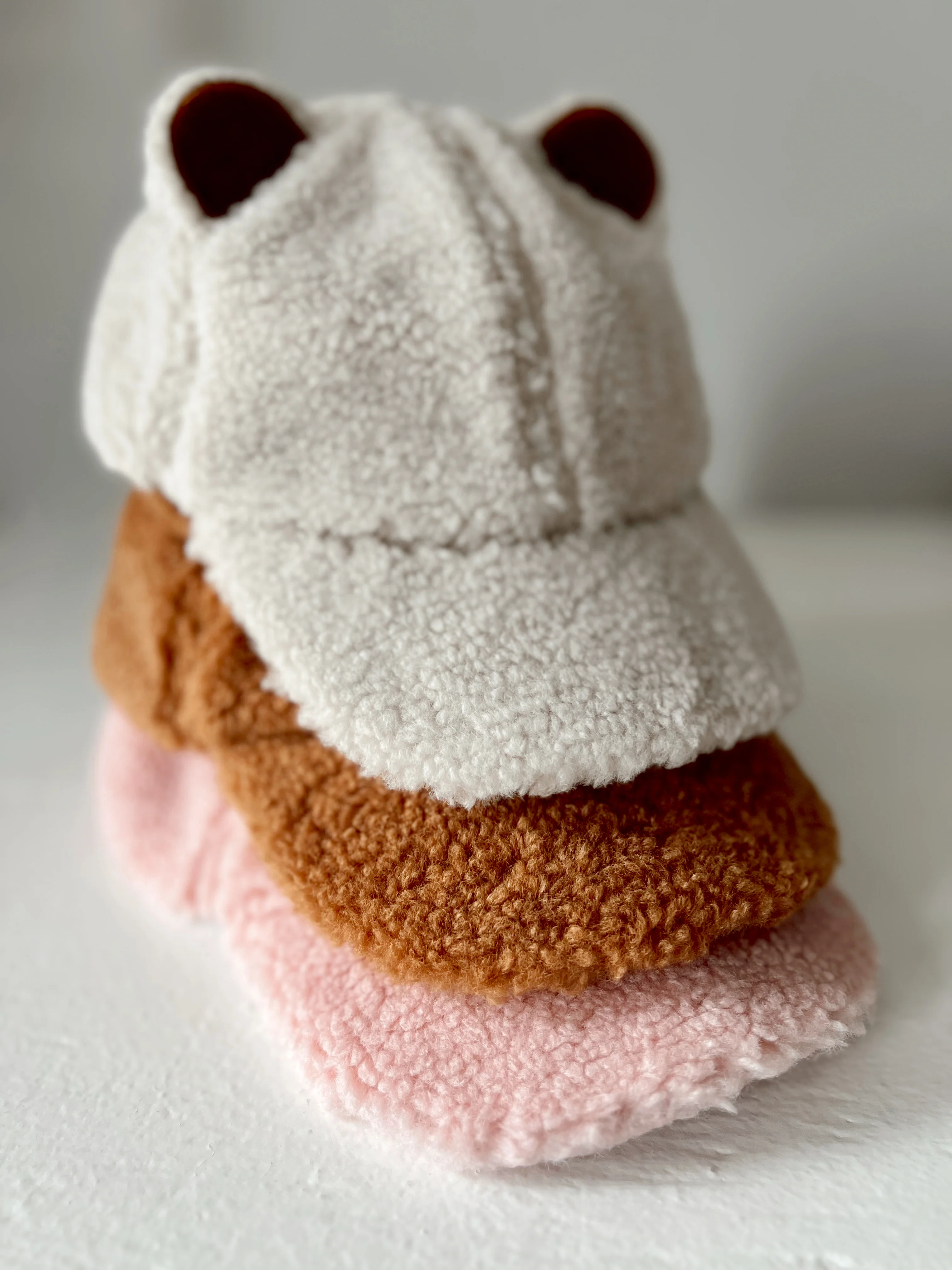 Sherpa Bear Hat, Teddy - Image 3