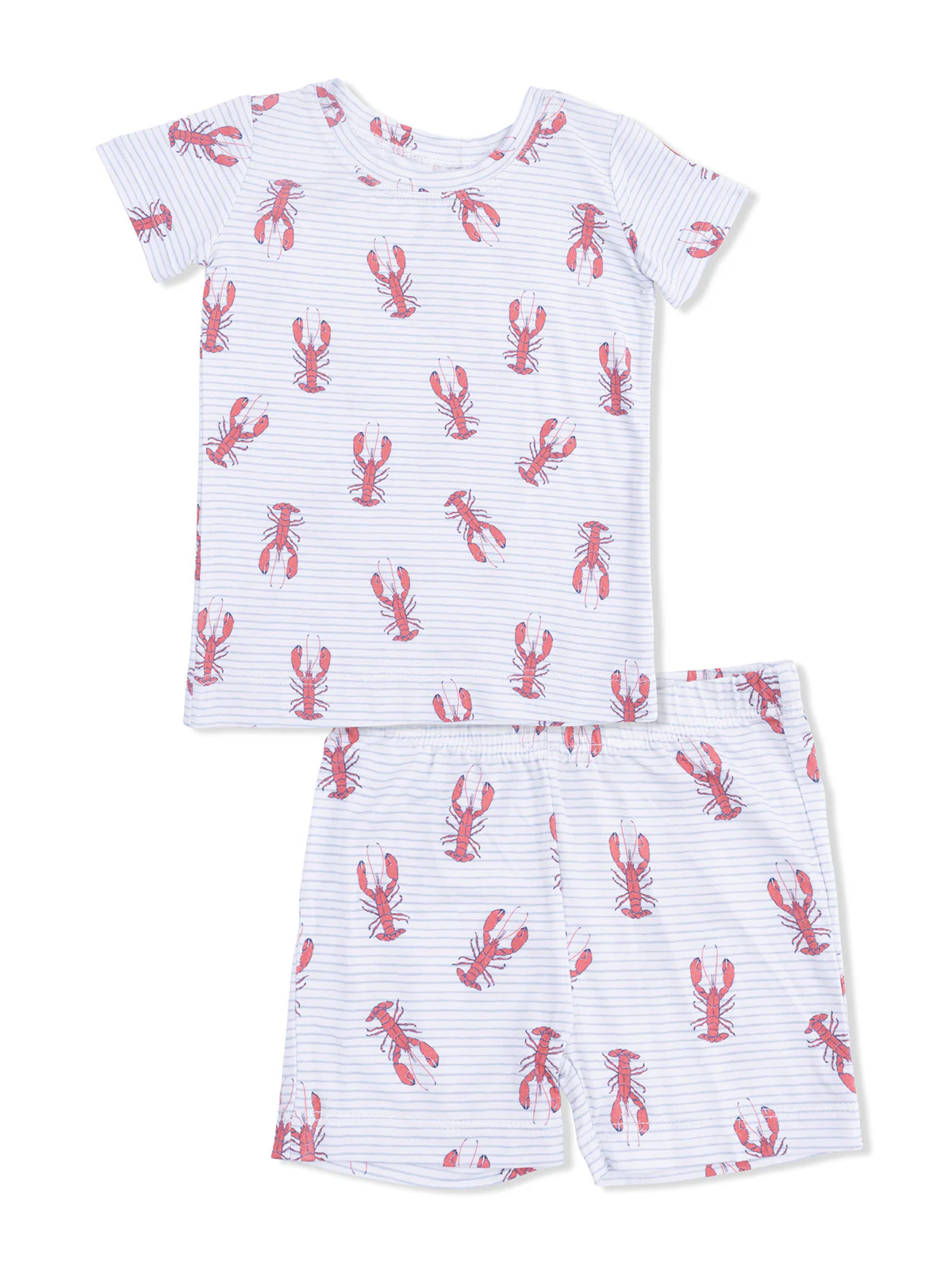 Short Loungewear Set, Lobsters