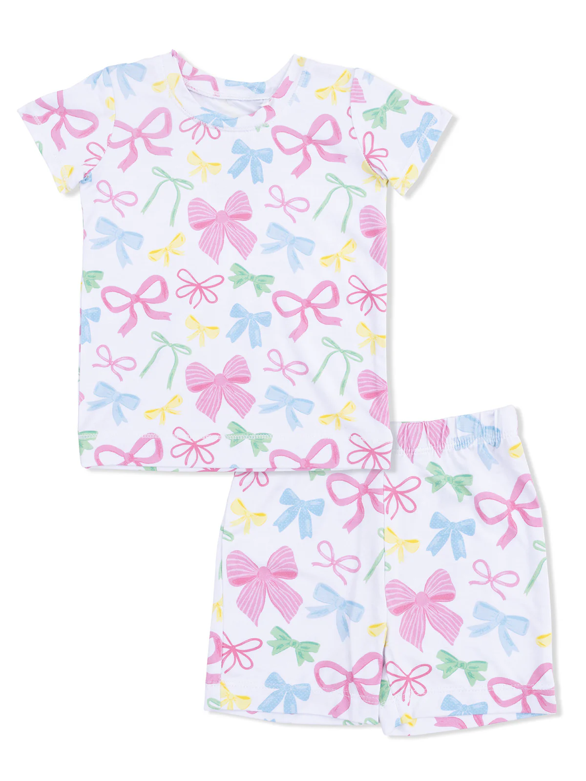Short Loungewear Set, Sweet Bows