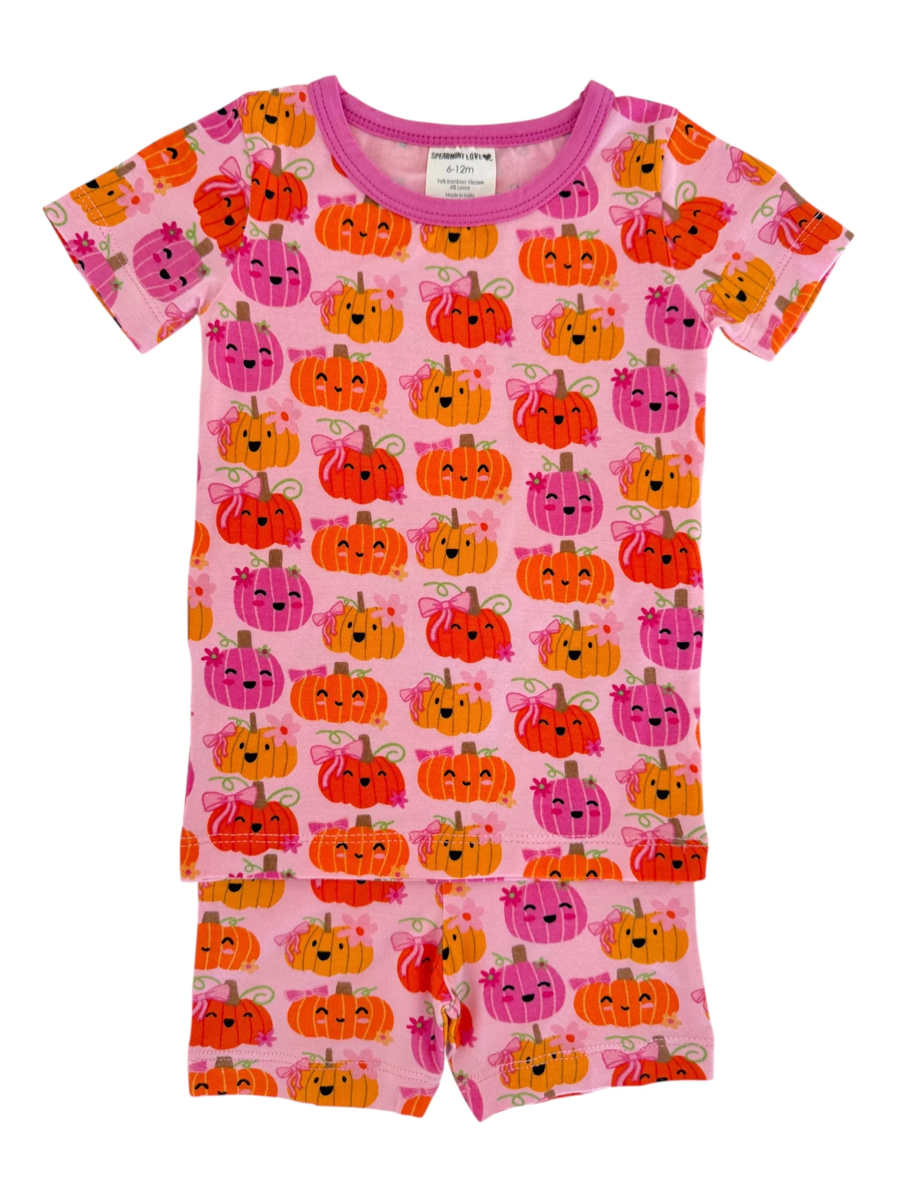 Short Sleeve 2-Piece Set, Pumpkin Girlies - Image 4