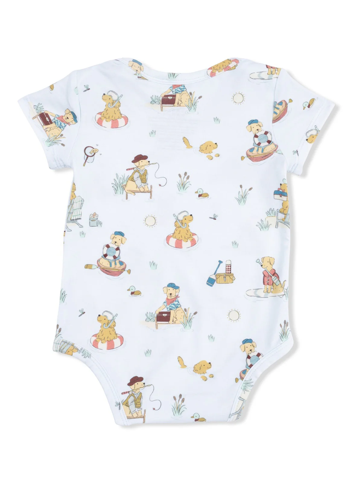 Short Sleeve Bodysuit, Lake Buddy Dogs - Image 2