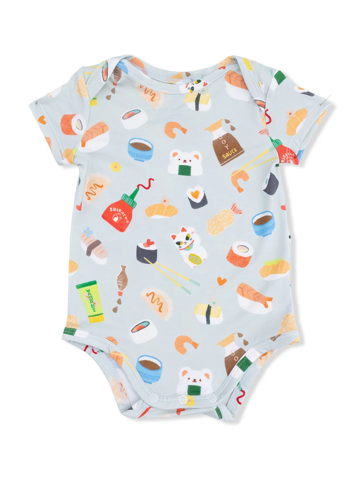 Short Sleeve Bodysuit, Sushi