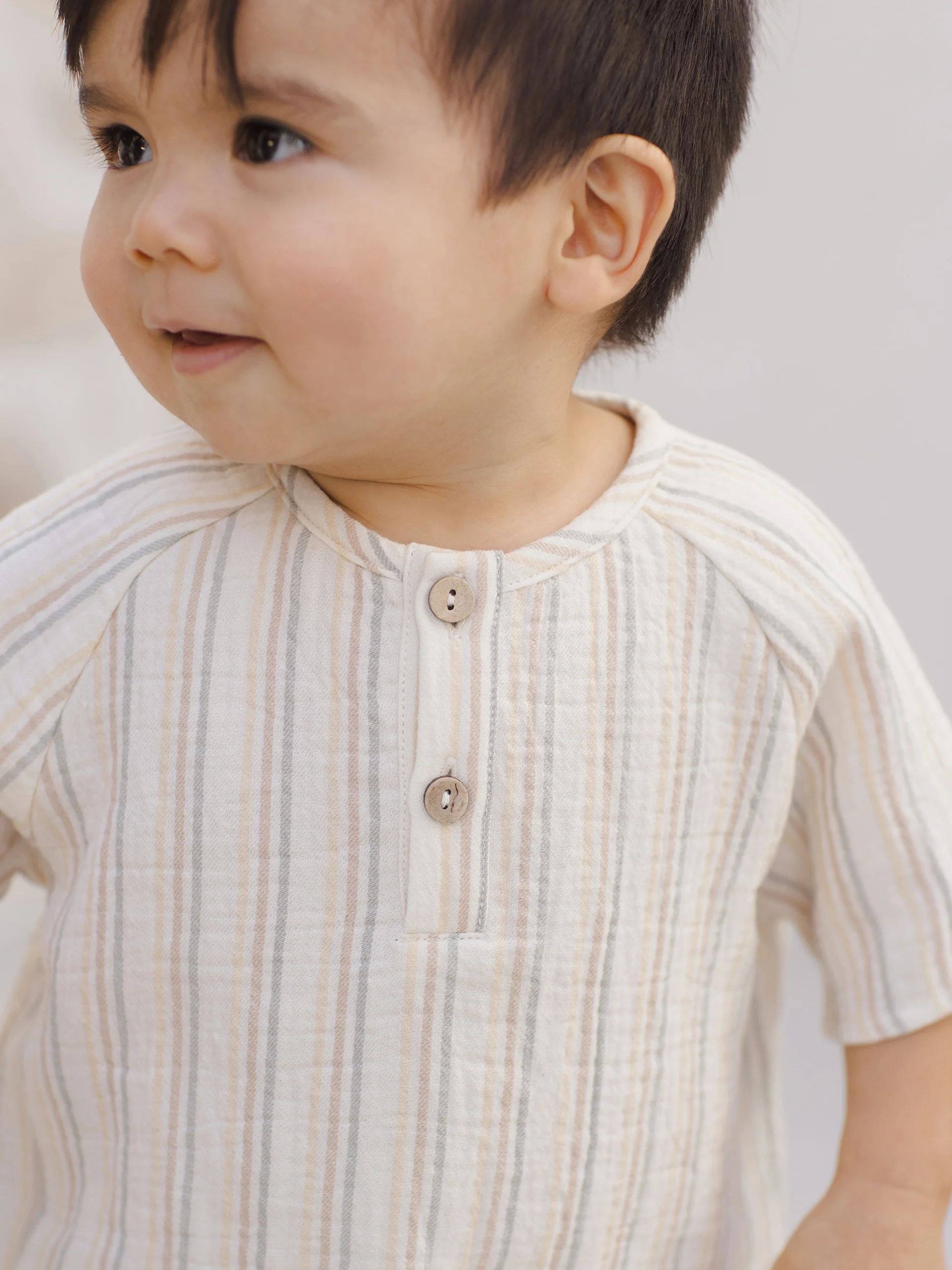 Short Sleeve Zion Shirt, Summer Stripe - Image 5