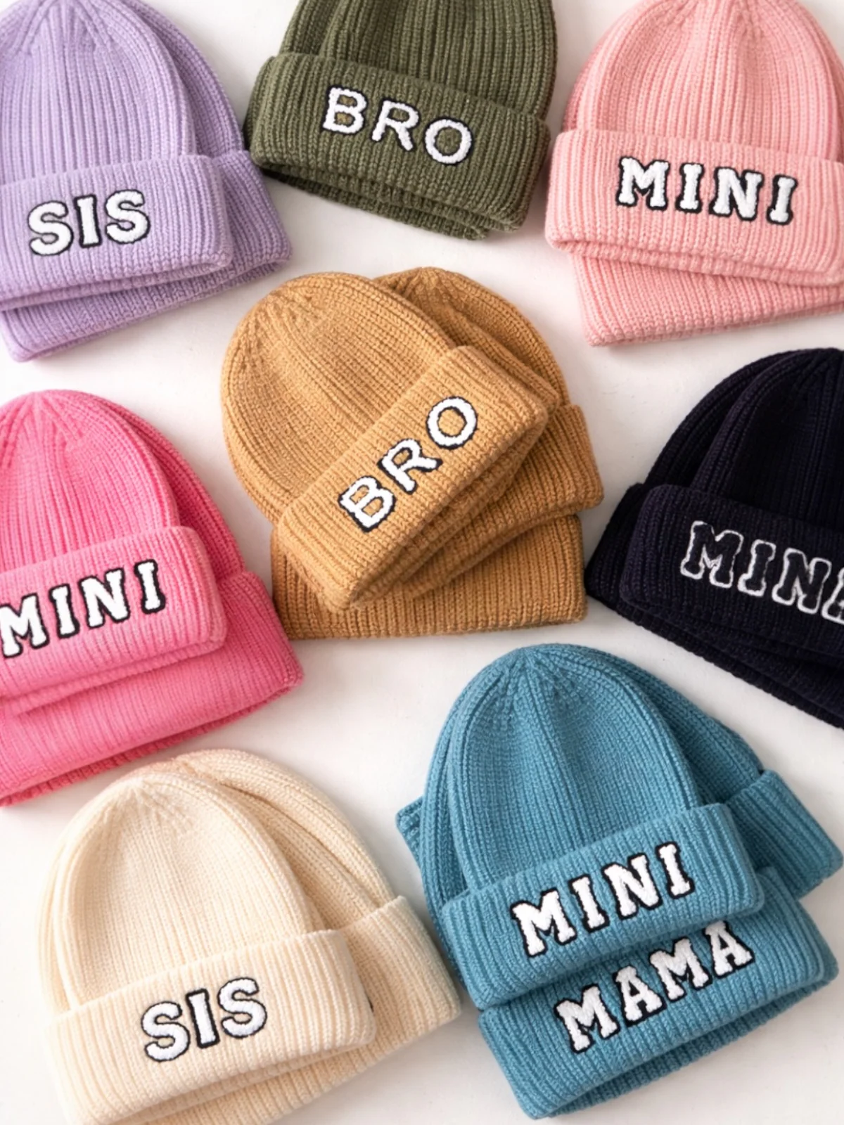 Mini Knit Hat, Amour - Image 2