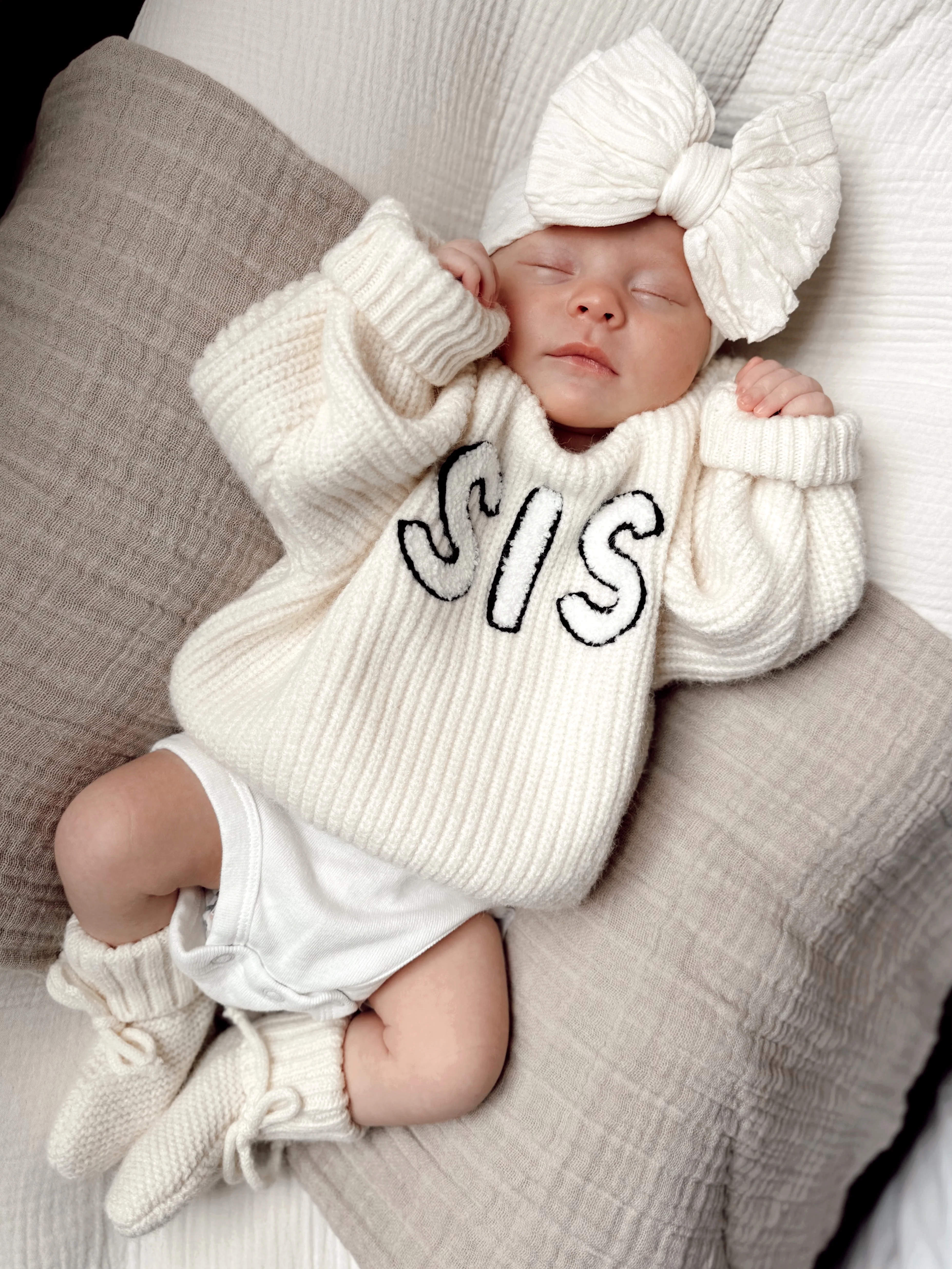 Sis Knit Sweater, Ivory - Image 2