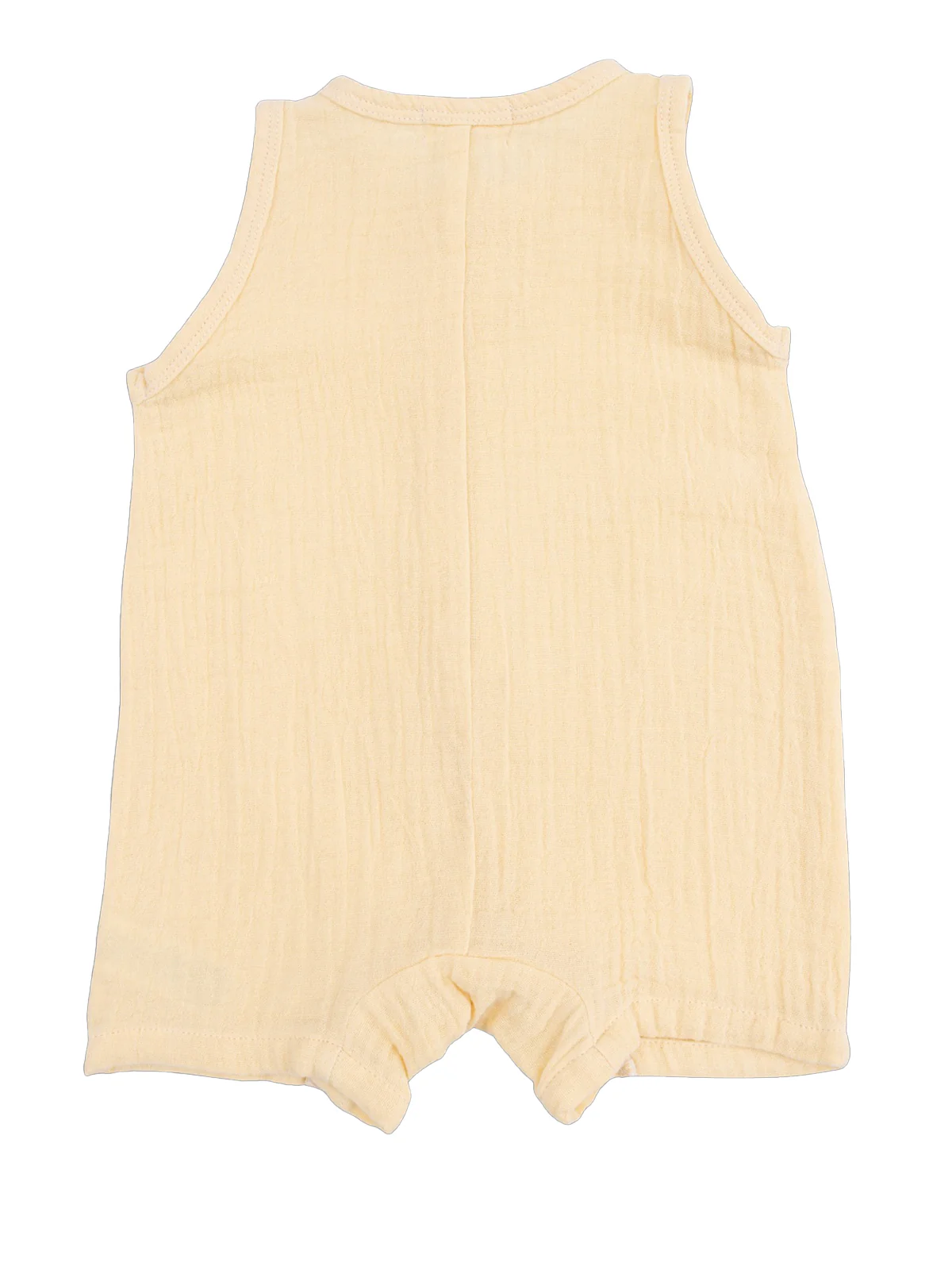 Sleeveless Shortie Romper, Italian Straw - Image 2