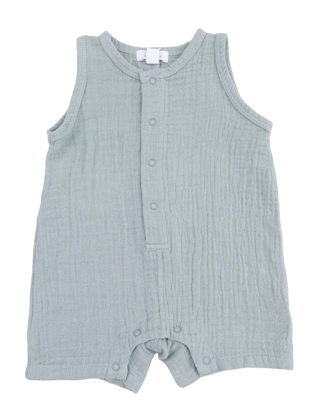 Sleeveless Shortie Romper, Jadeite