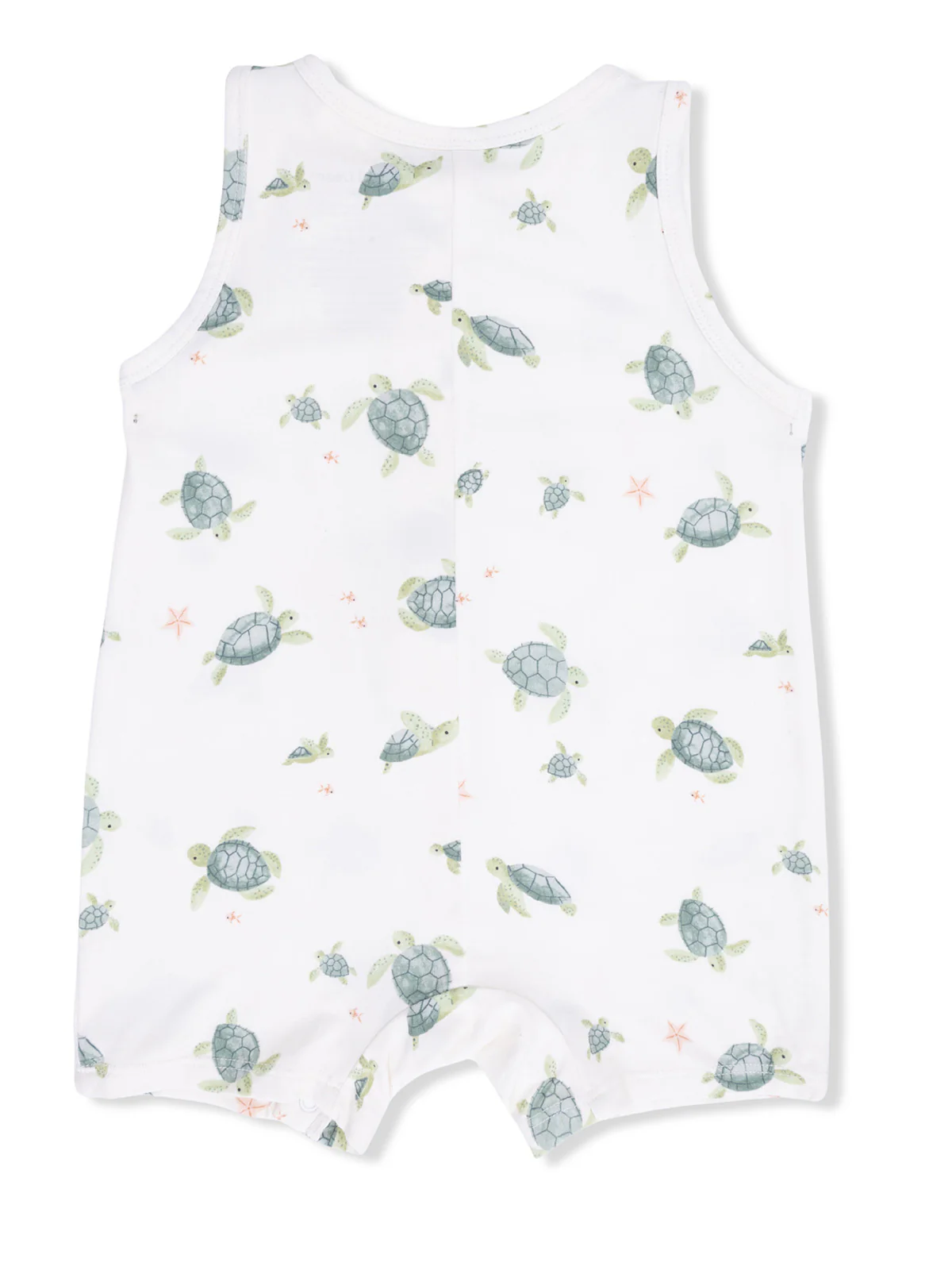 Sleeveless Shortie Romper, Sea Turtles - Image 3