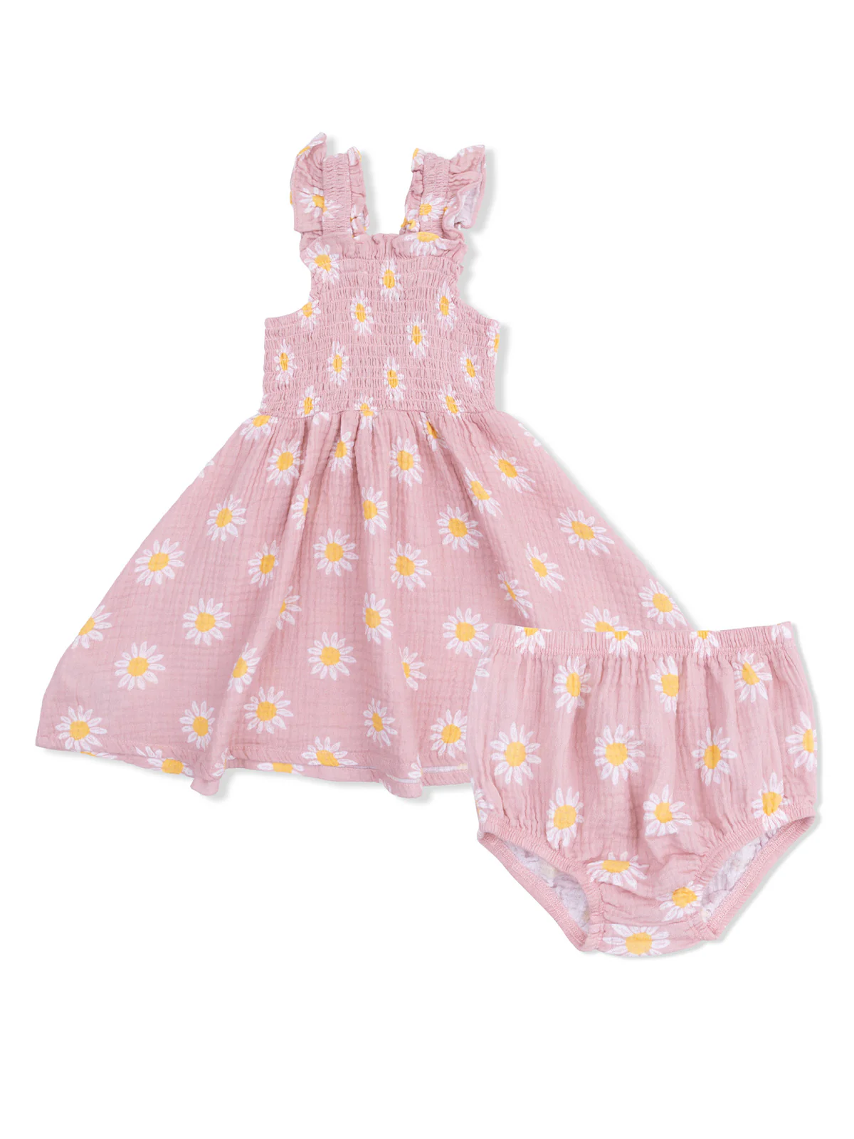 Smocked Sundress & Bloomer, Caitlyn's Daisy
