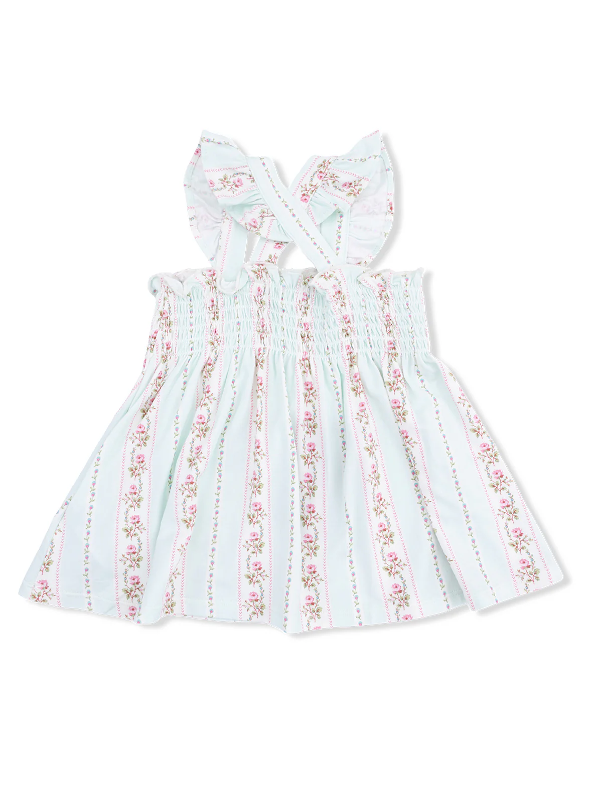 Smocked Top & Bloomer, Antoinette Stripe - Image 2