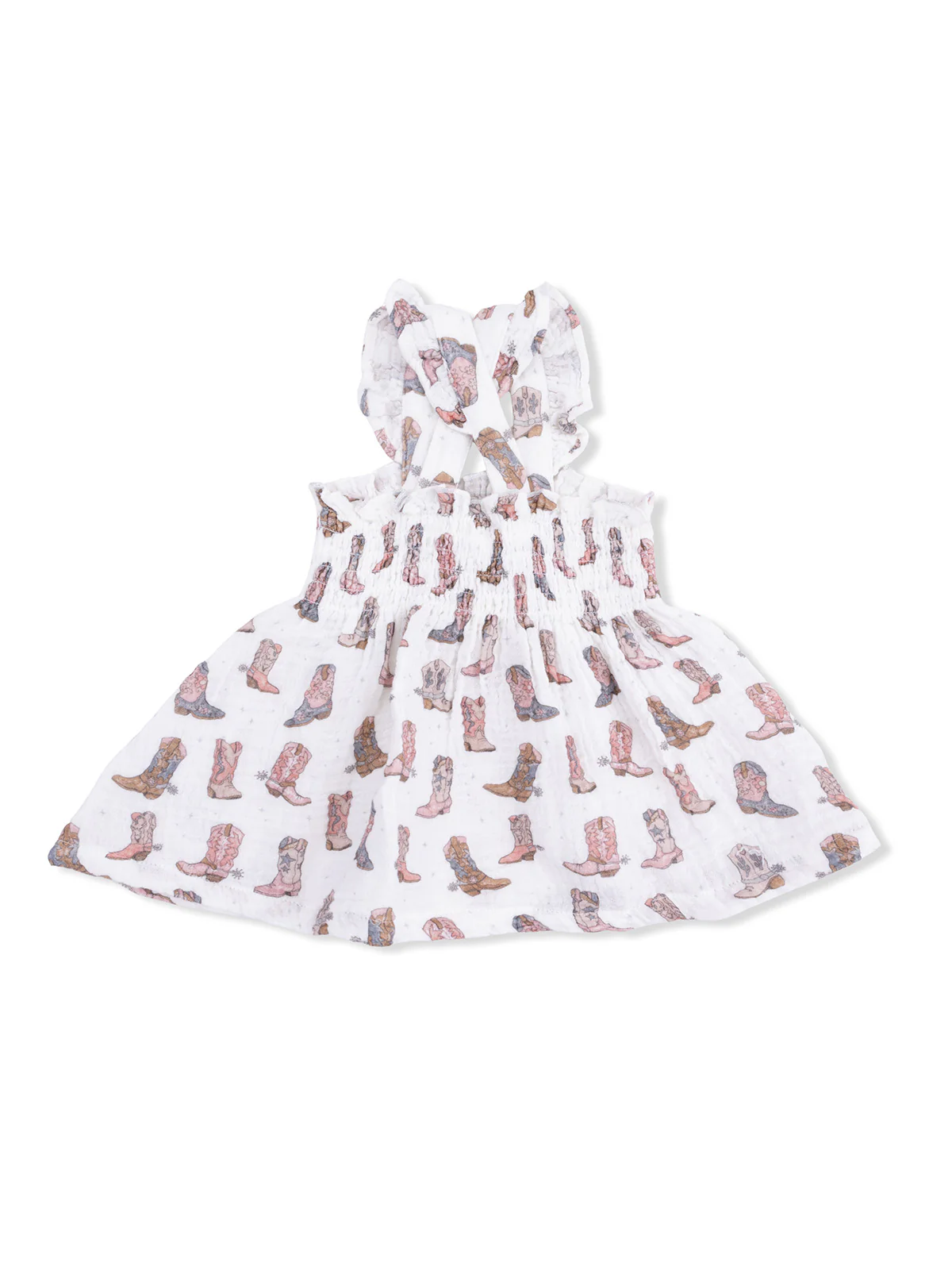 Smocked Top & Bloomer, Cowgirl Boots - Image 2