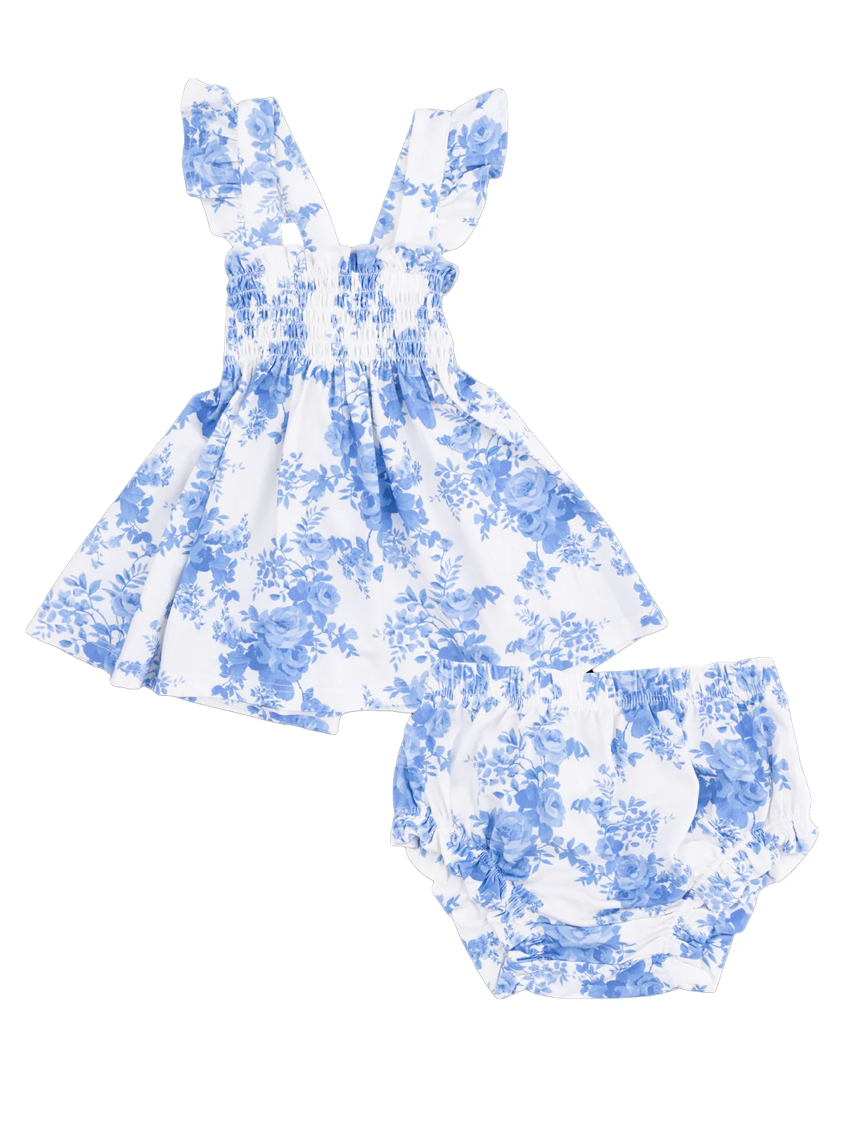 Smocked Top & Bloomer, Dream Cottage Floral