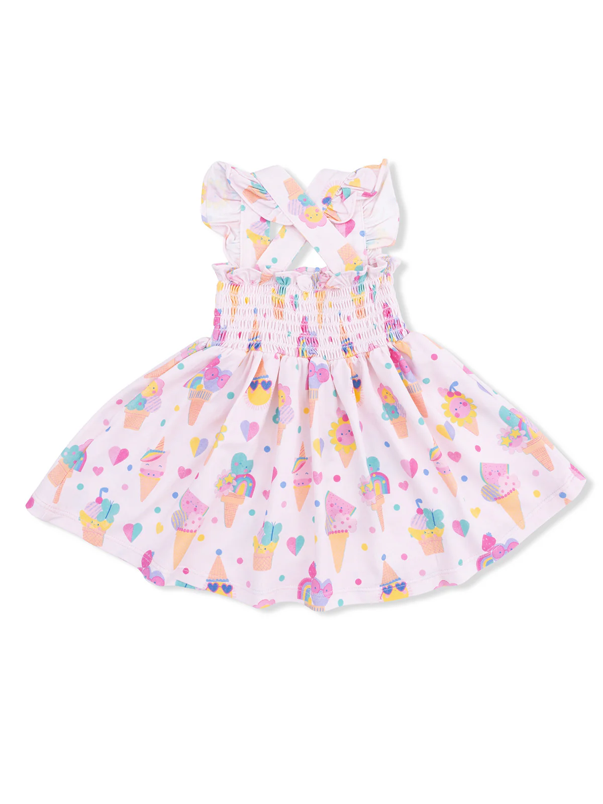 Smocked Top & Bloomer, Ice Cream Fun Crew - Image 2