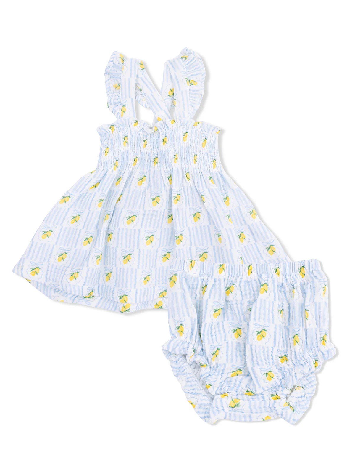 Smocked Top & Bloomer, Lovely Lemons