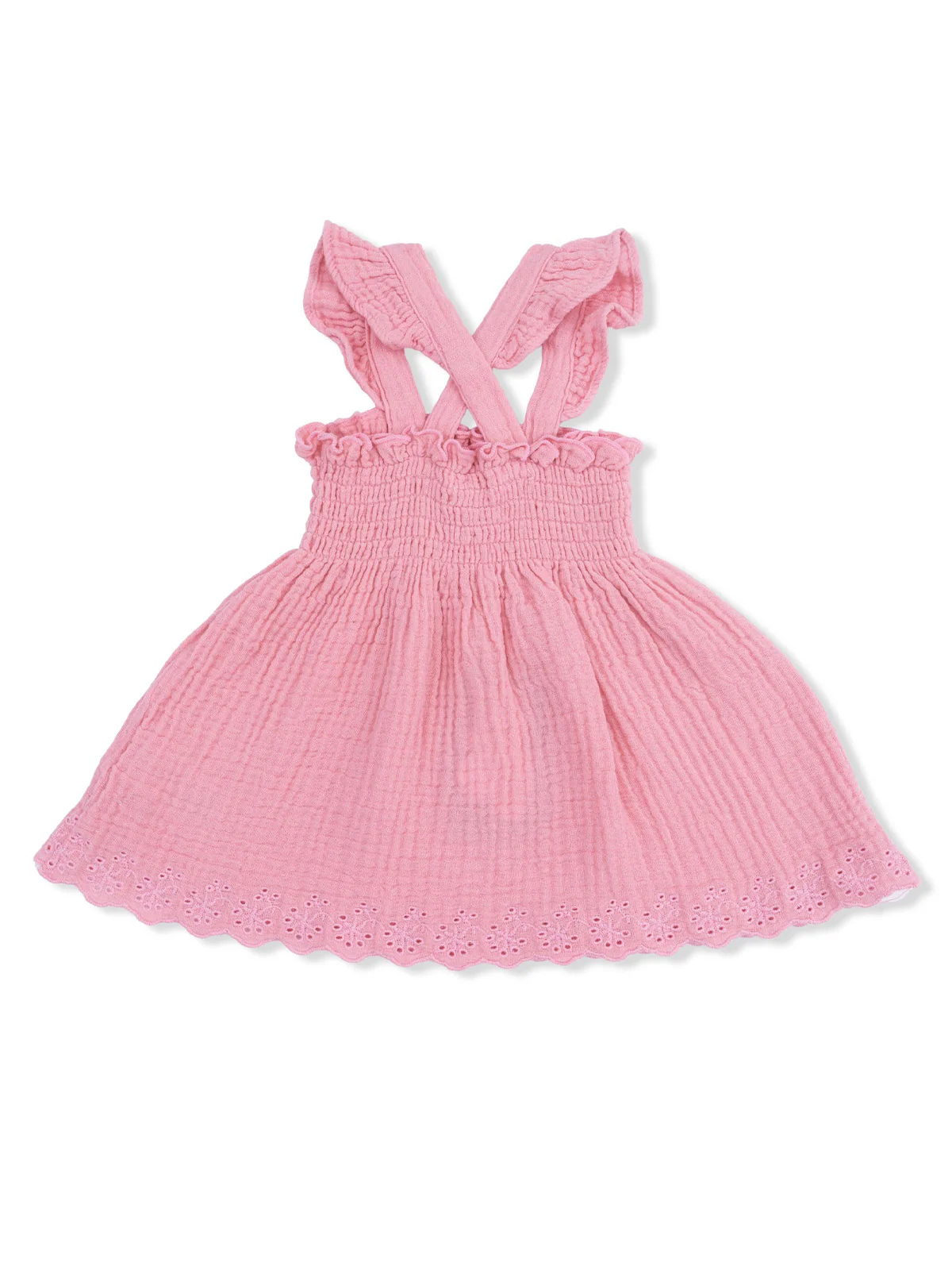 Smocked Top & Bloomer, Poignant Pink - Image 3