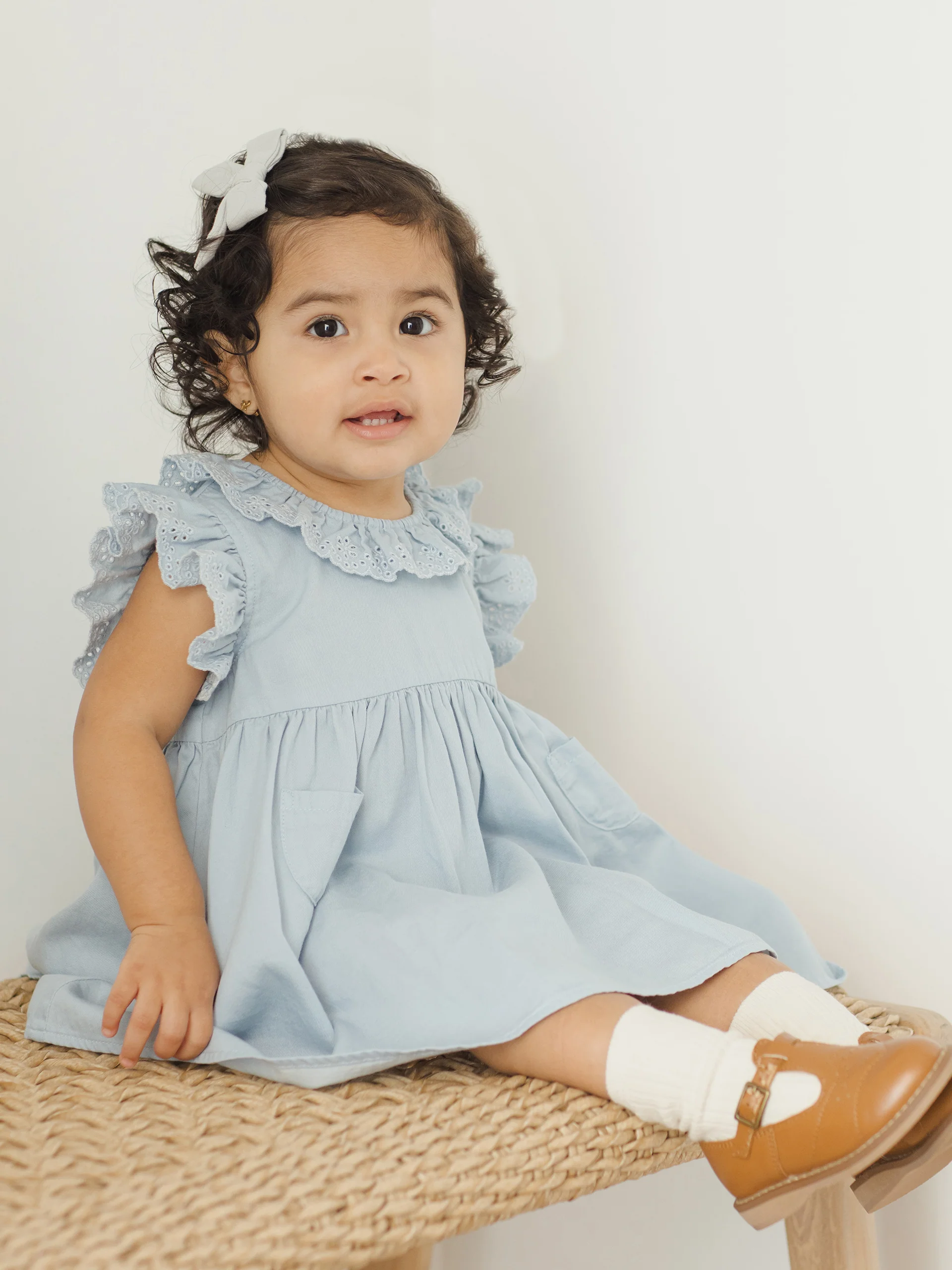 Sophie Dress, Chambray - Image 5