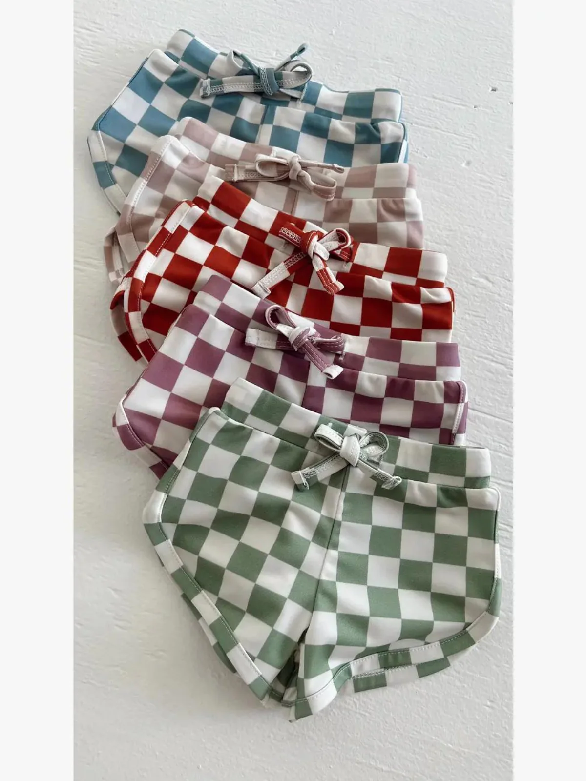 Stracciatella Checkerboard / Laguna Swim Short / UPF 50+ - Image 3