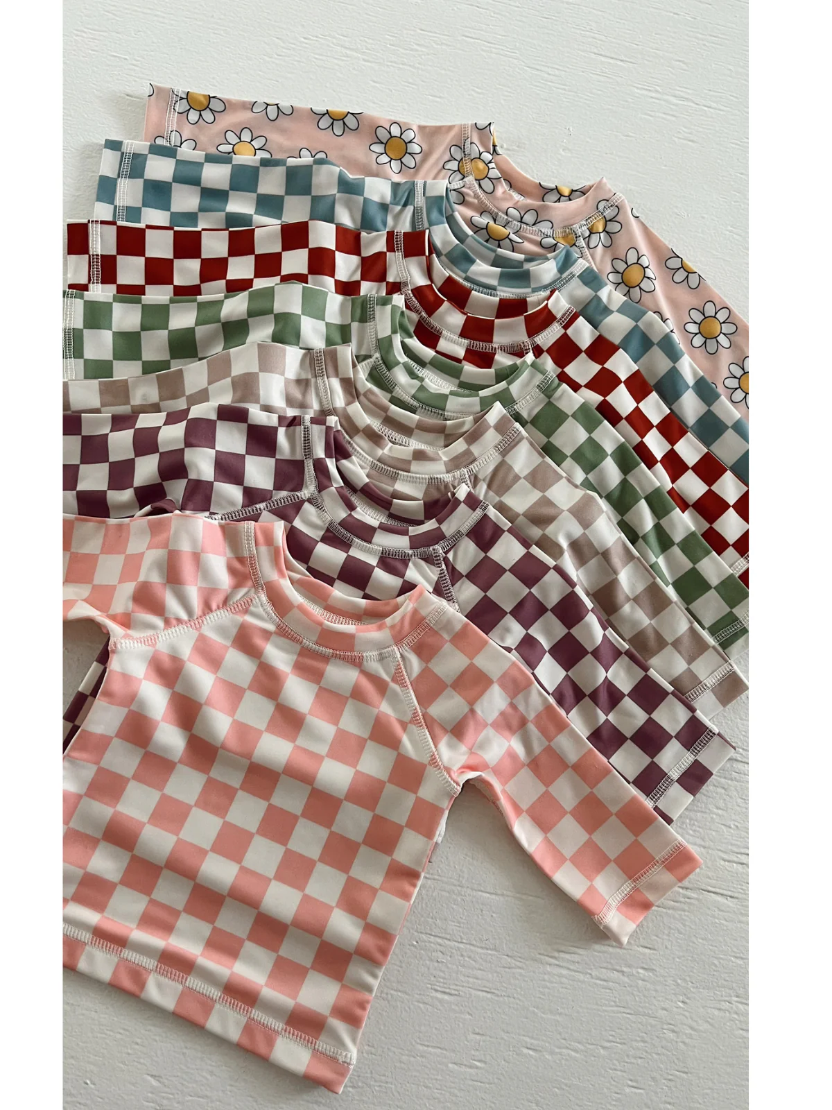 Stracciatella Checkerboard / Maui Rashguard / UPF 50+ - Image 3