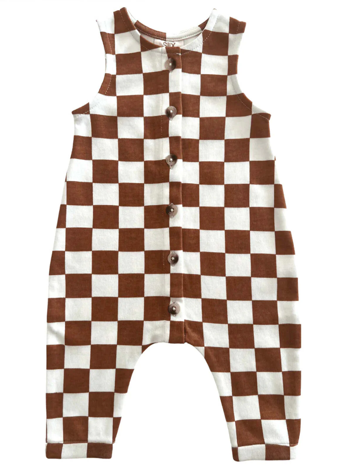 Stracciatella Checkerboard / Organic Bay Jumpsuit - Image 3