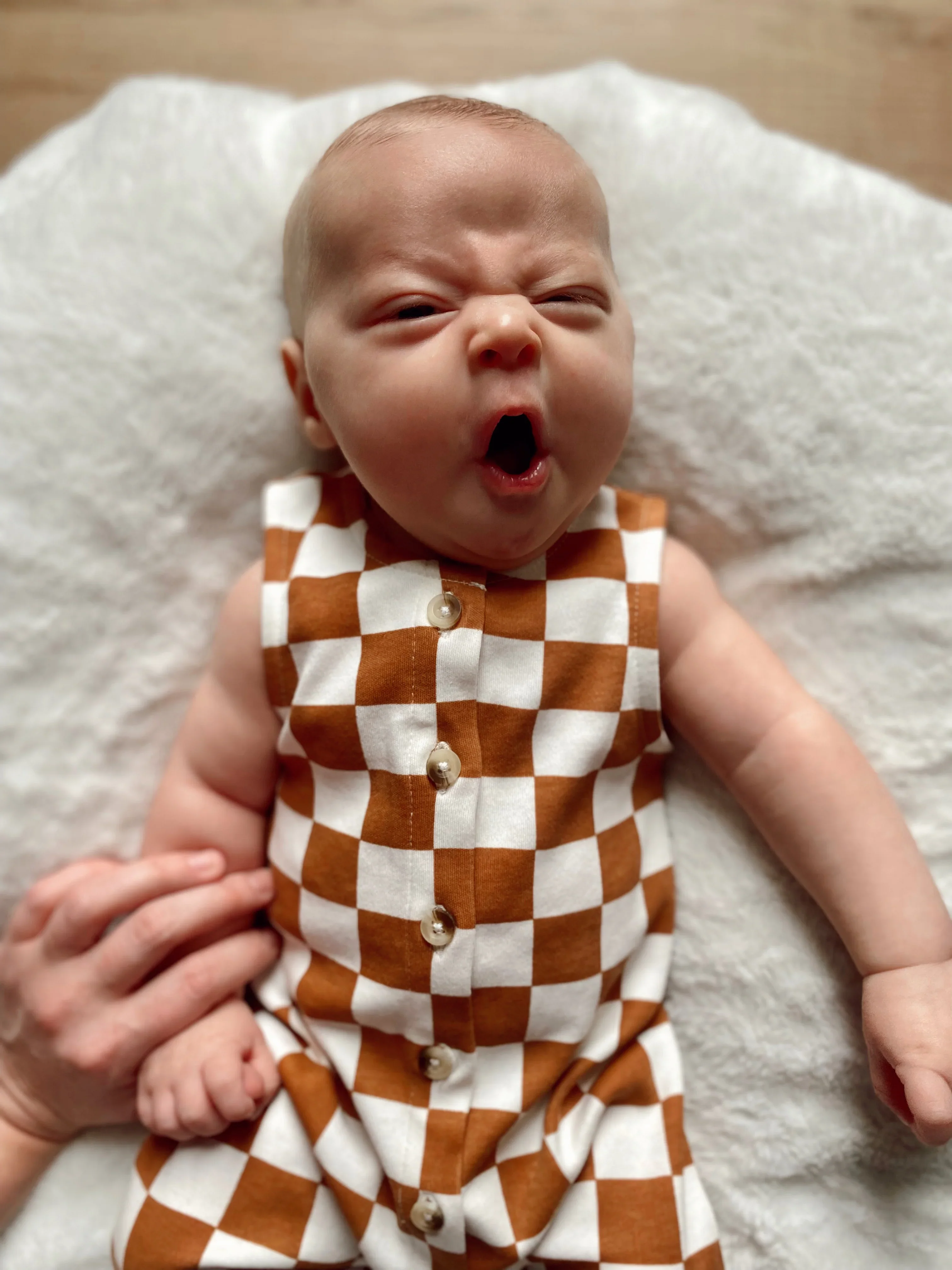 Stracciatella Checkerboard / Organic Bay Jumpsuit - Image 6