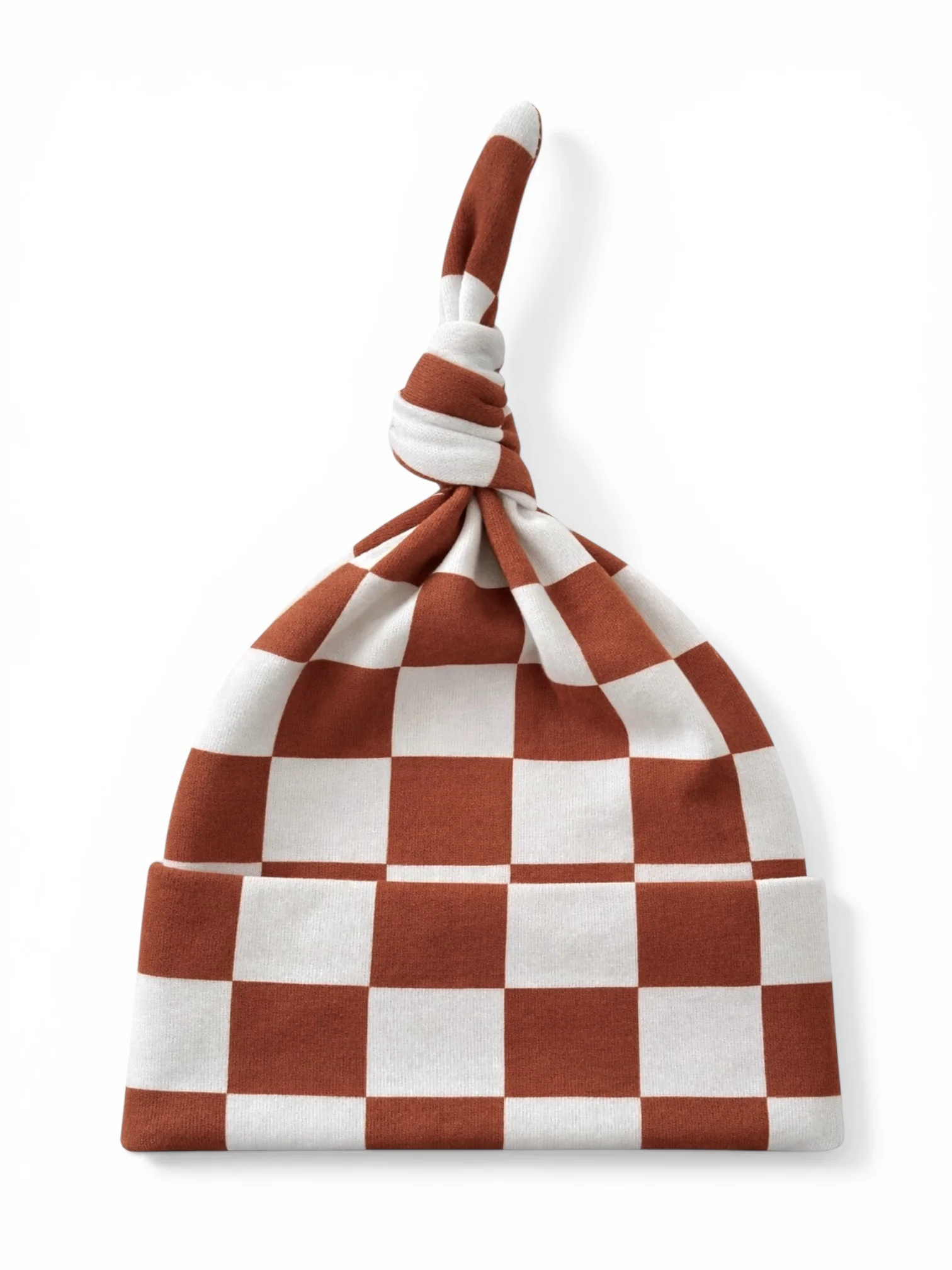 Stracciatella Checkerboard / Organic Beanie