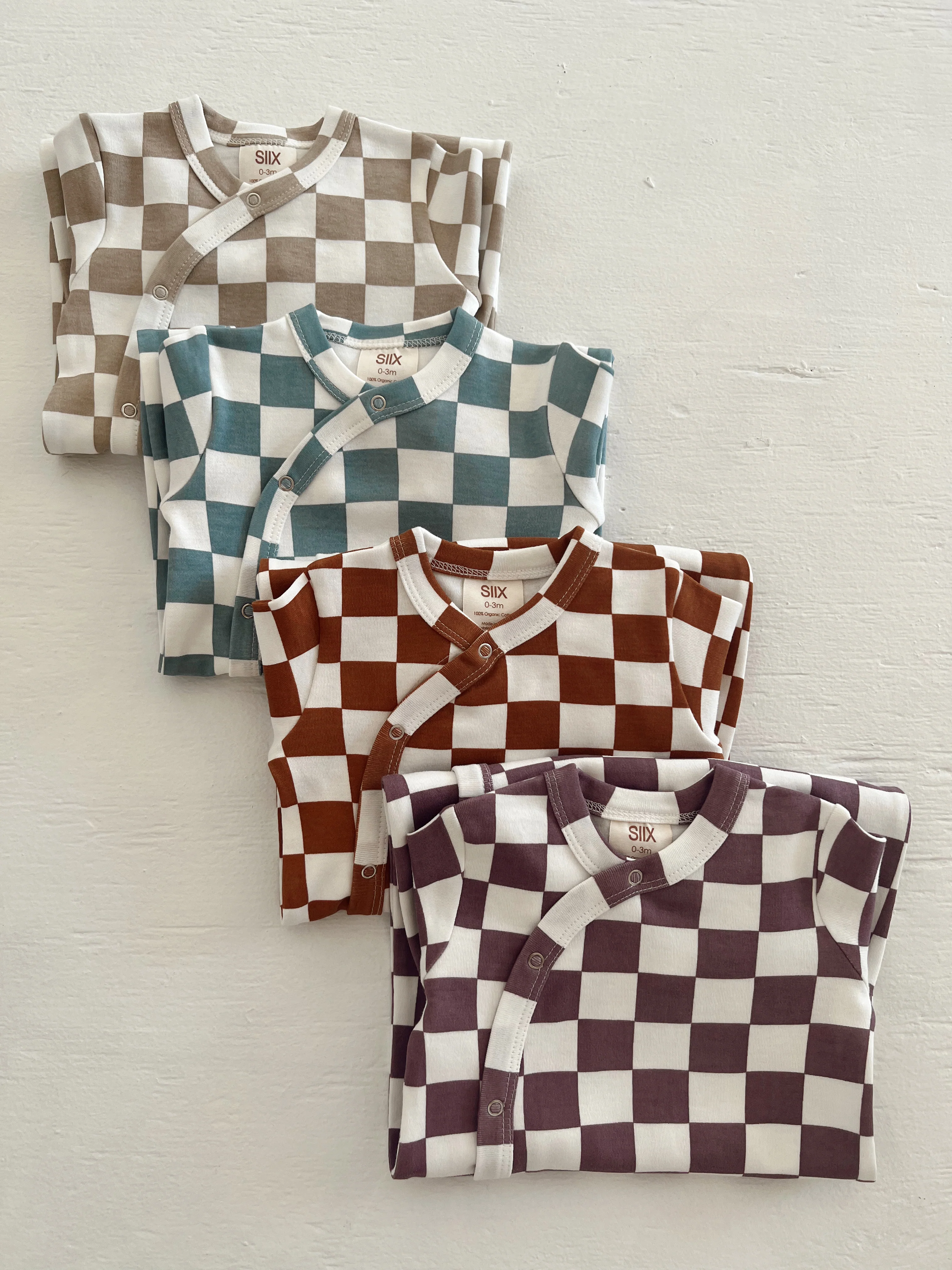 Stracciatella Checkerboard / Organic Gown - Image 3