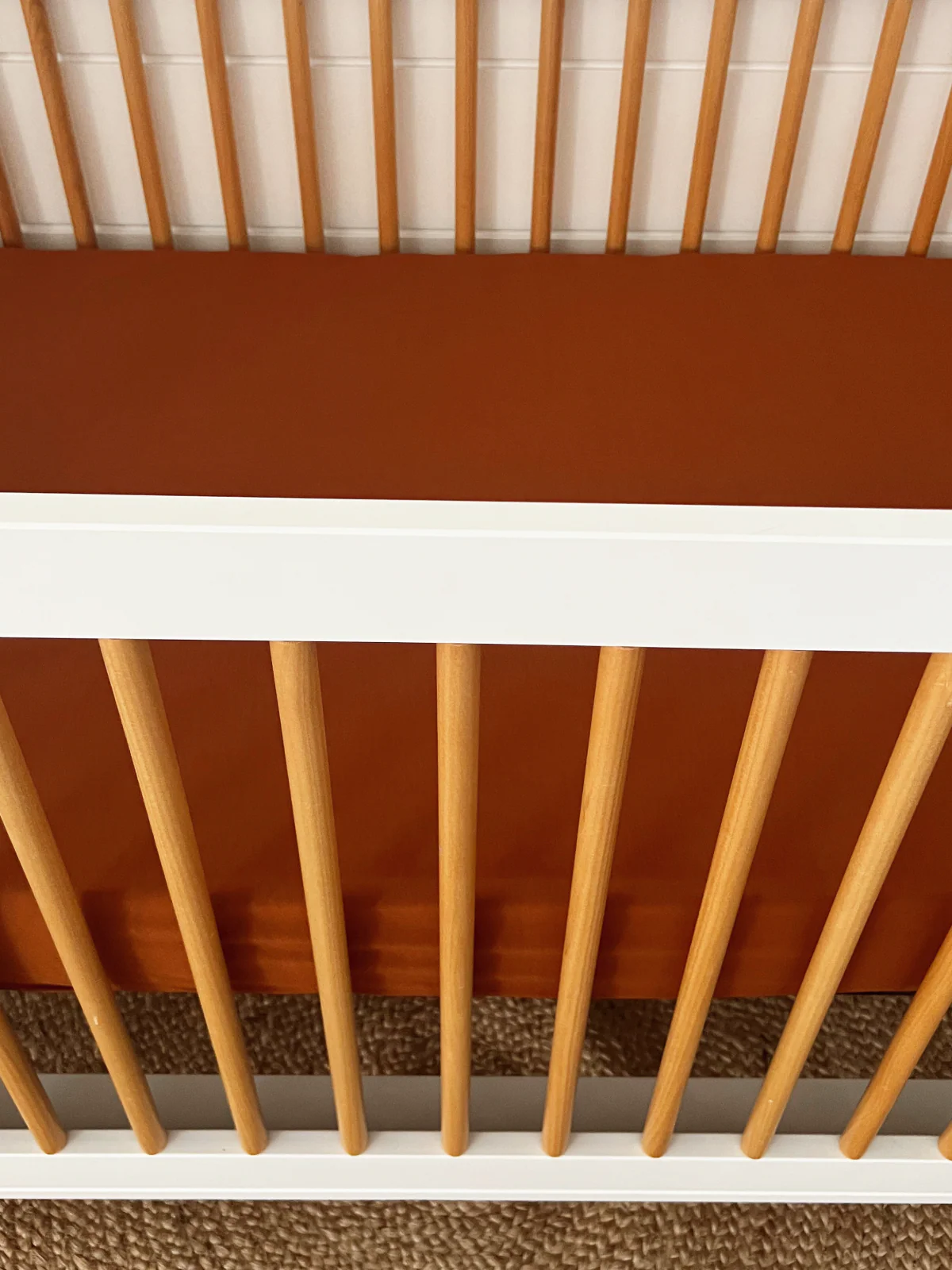 Stretch Mini Crib Sheet, Sienna - Image 2