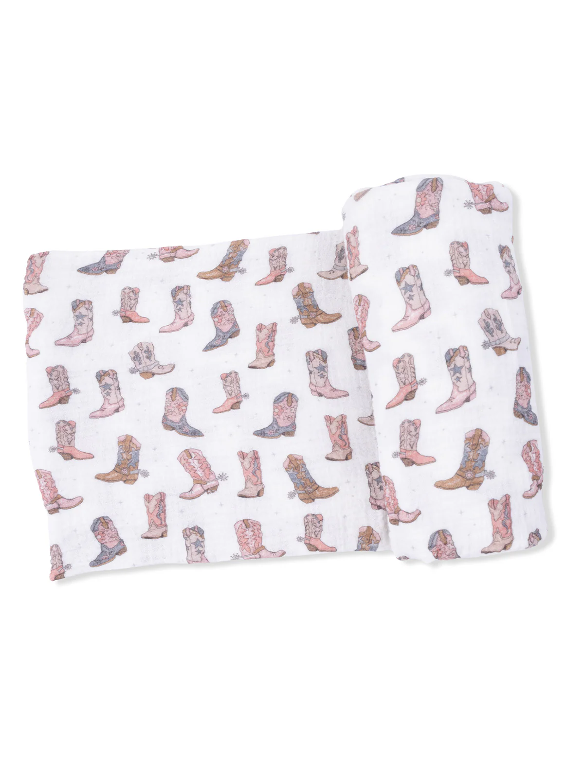 Muslin Swaddle, Cowgirl Boots