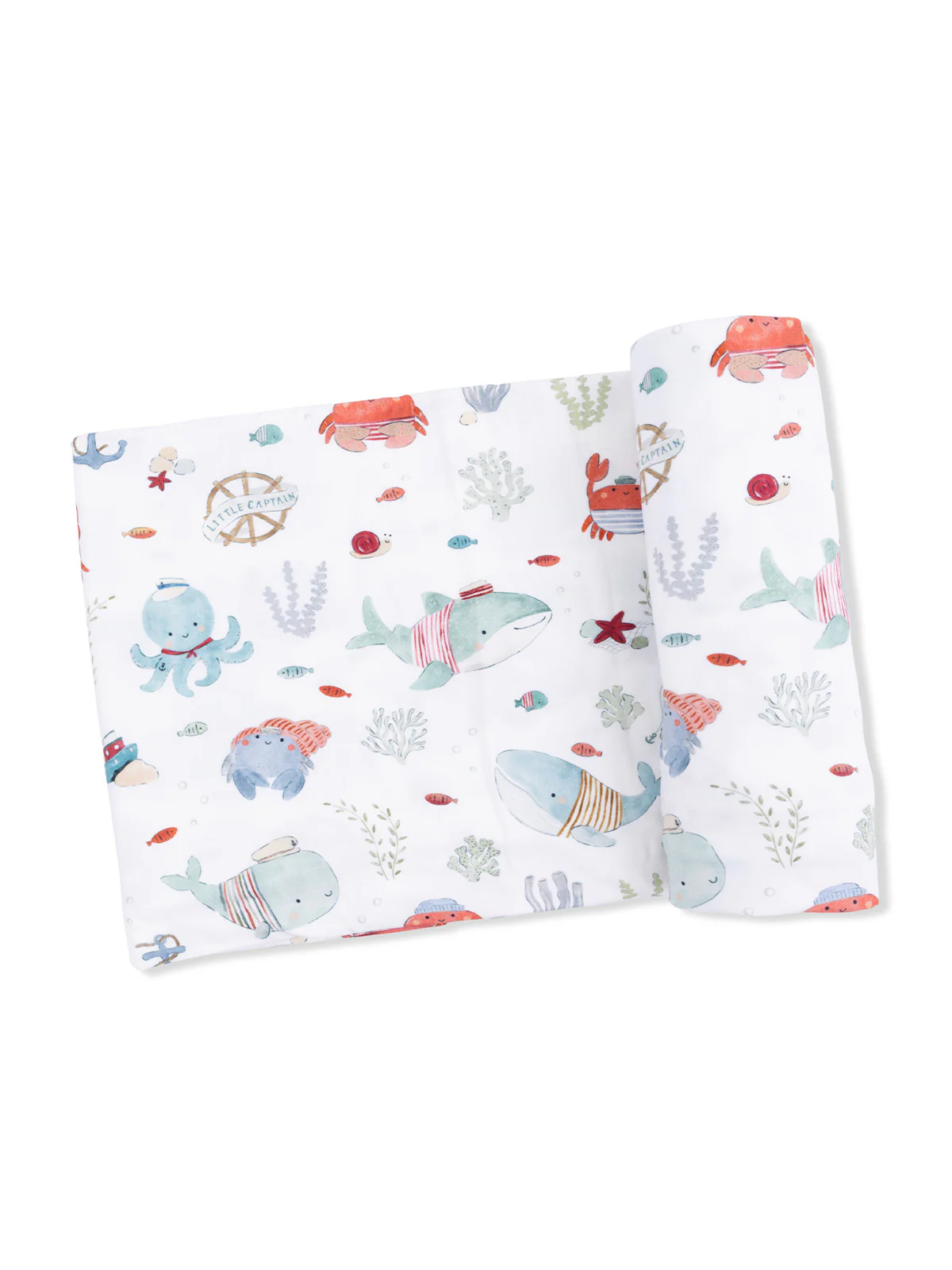 Stretch Swaddle, Sailor Sea Creatures