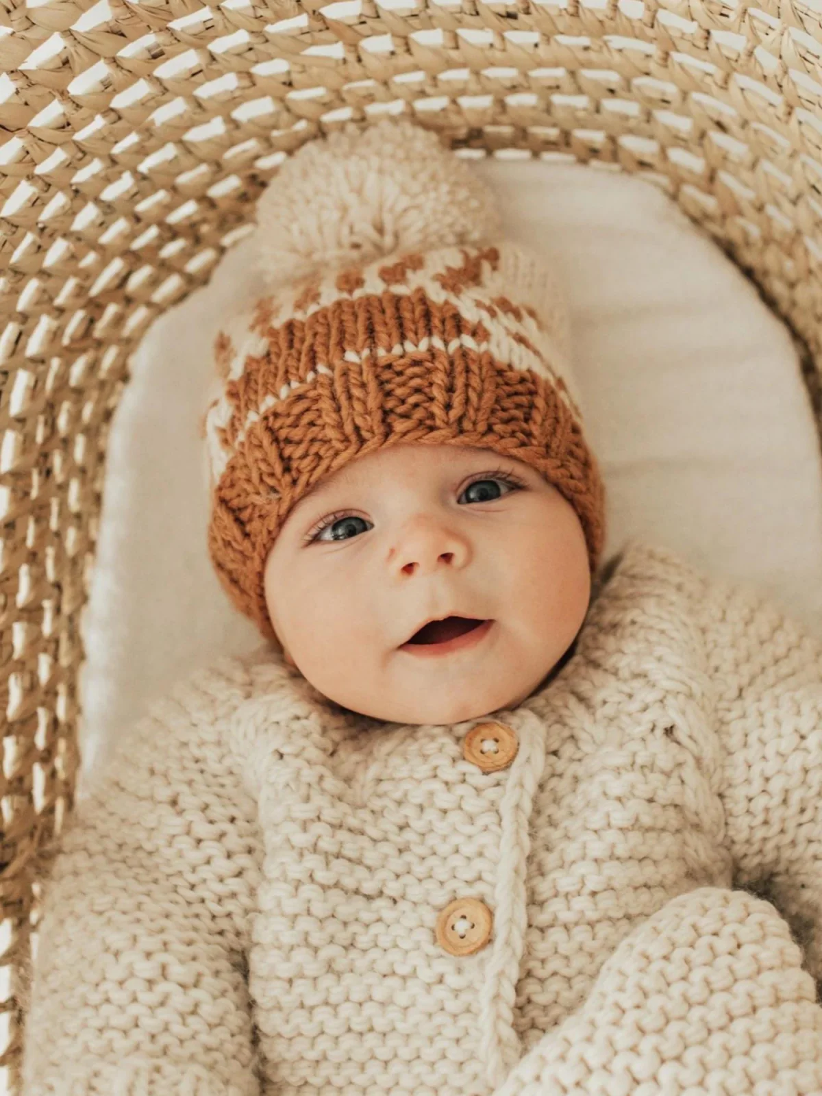 Sunrise Knit Pom Hat - Image 2