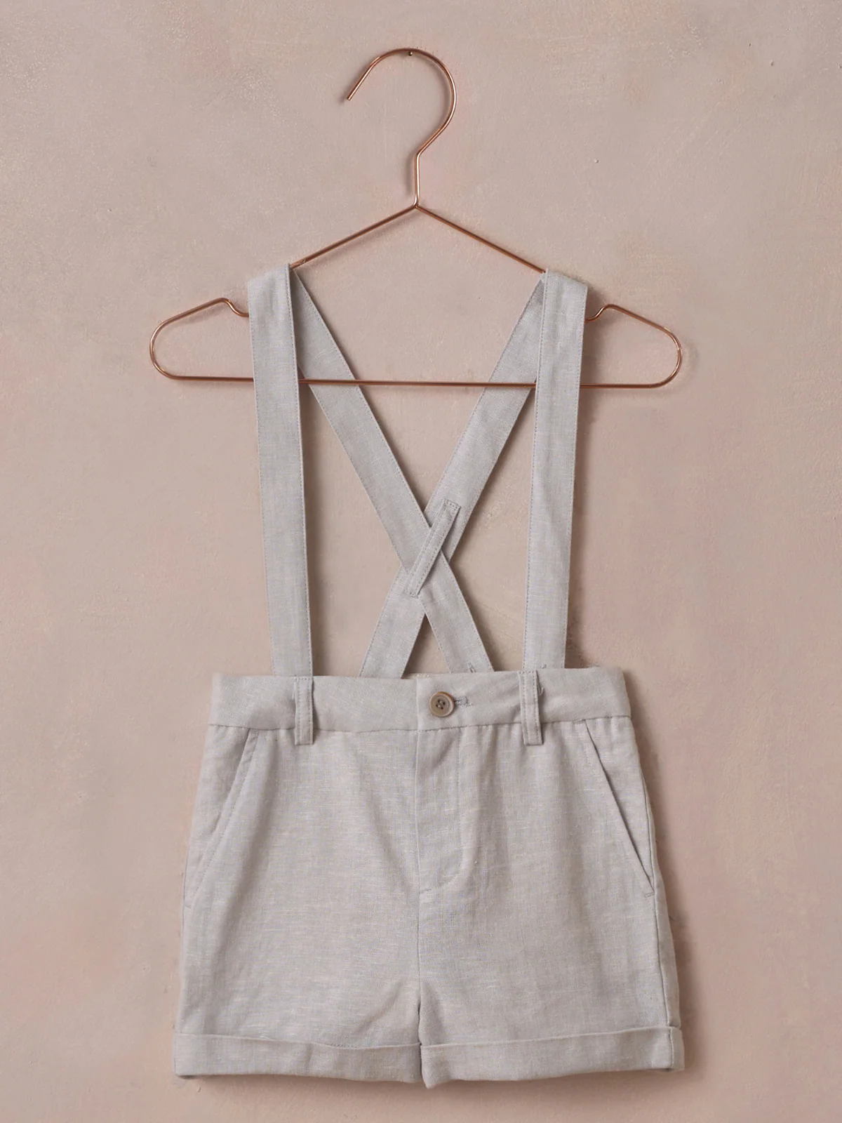 Suspender Short, Powder Blue