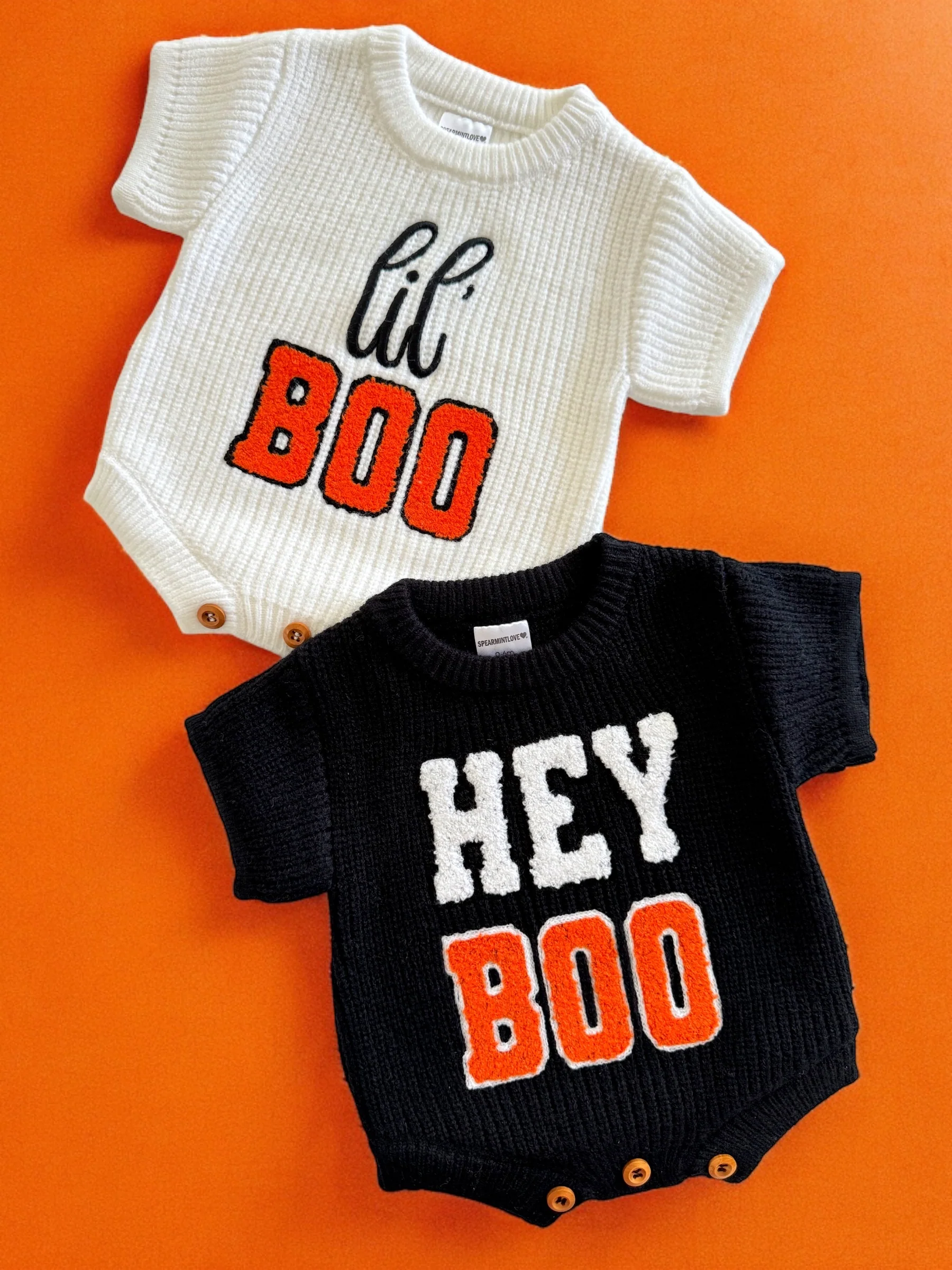 Sweater Romper, Hey Boo - Image 3