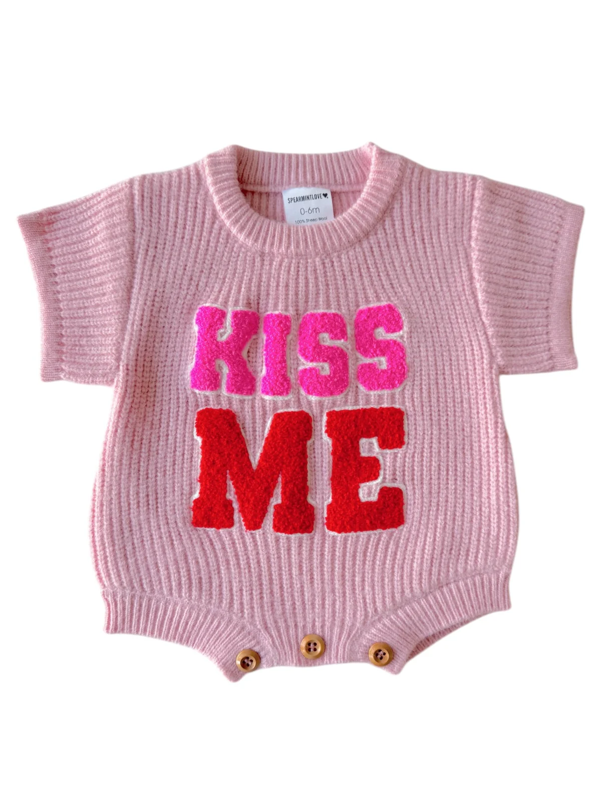 Sweater Romper, Kiss Me - Image 2
