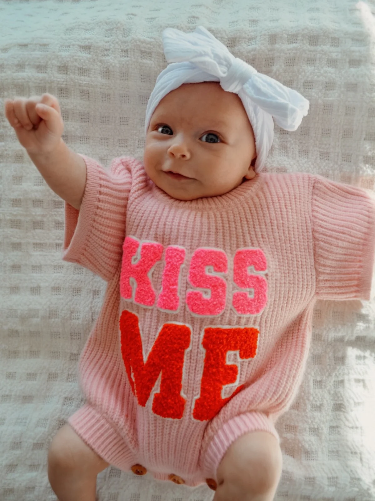 Sweater Romper, Kiss Me - Image 4